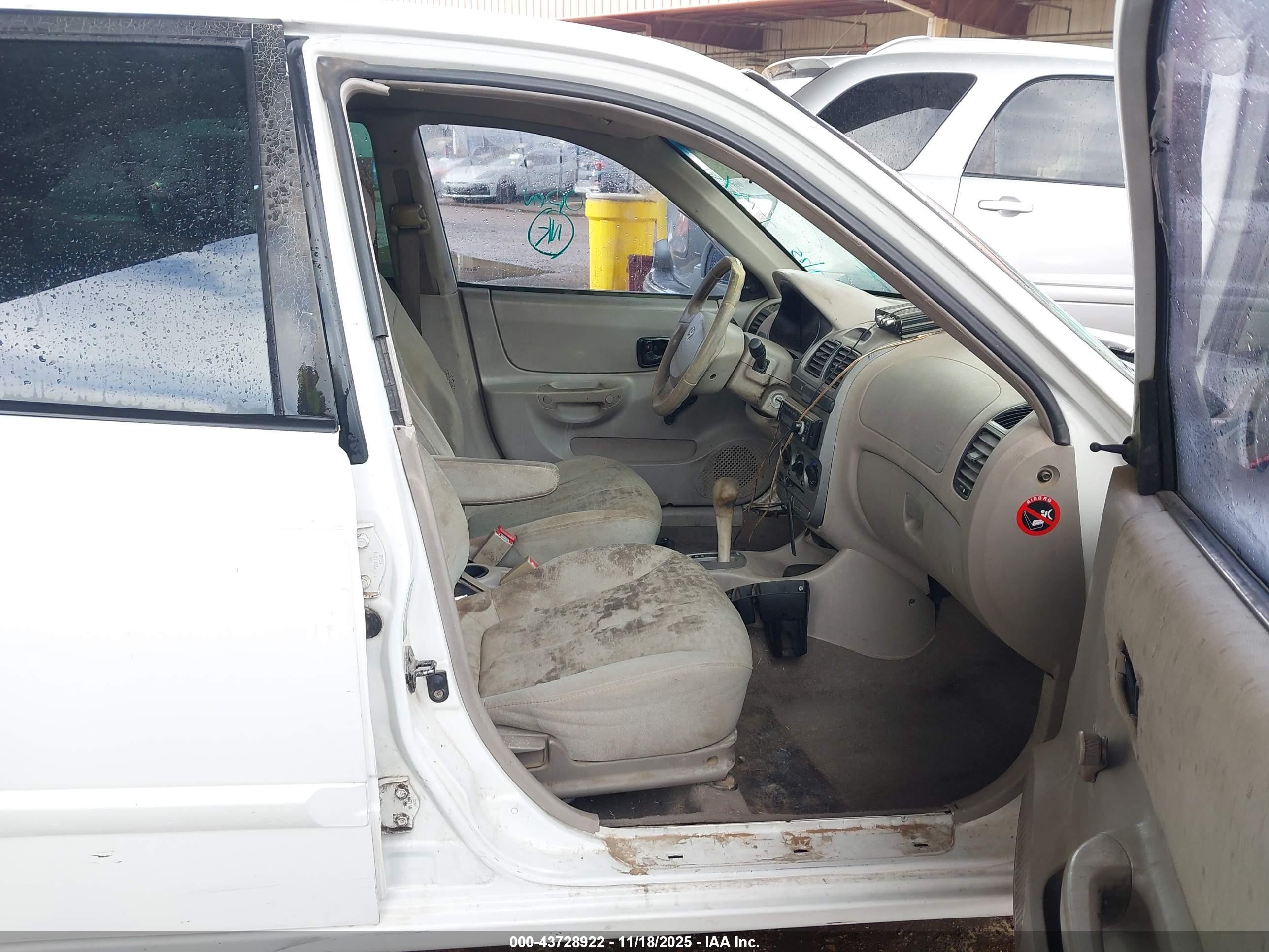2004 Hyundai Accent Gl Белый vin: KMHCG45C74U500640
