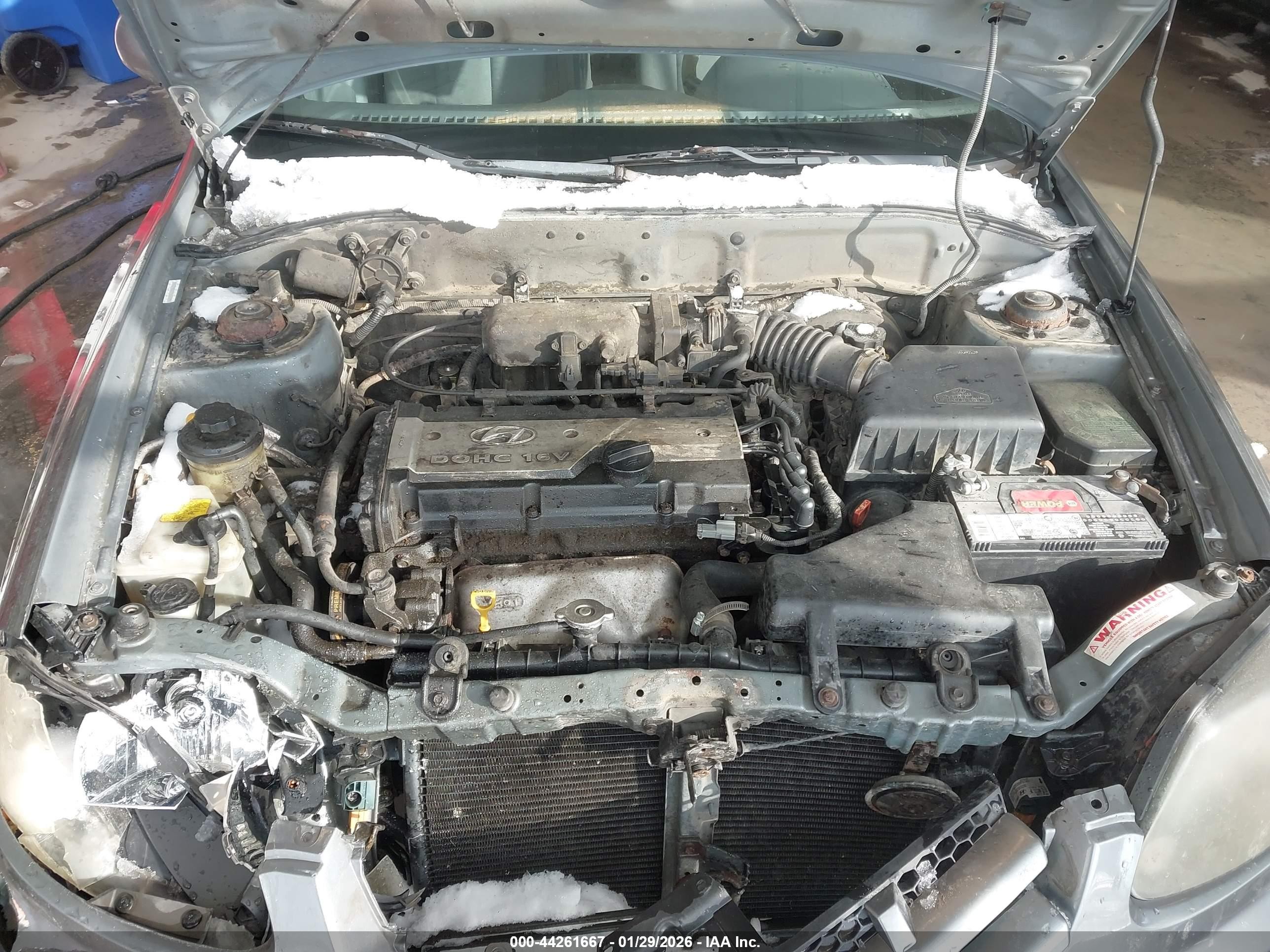 2004 Hyundai Accent Gl Серый vin: KMHCG45C74U510004
