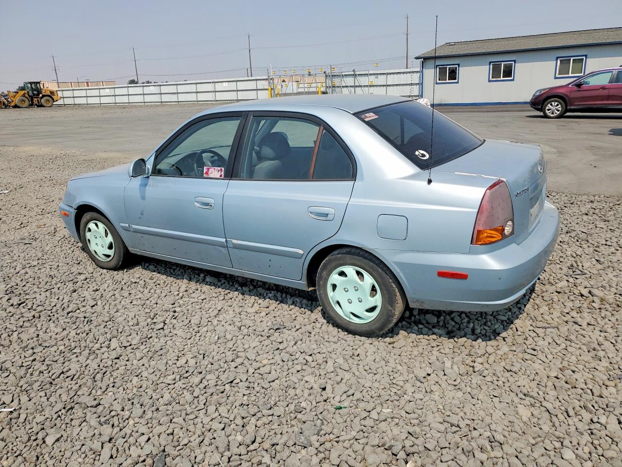 2005 Hyundai Accent Gls Blue vin: KMHCG45C75U615580
