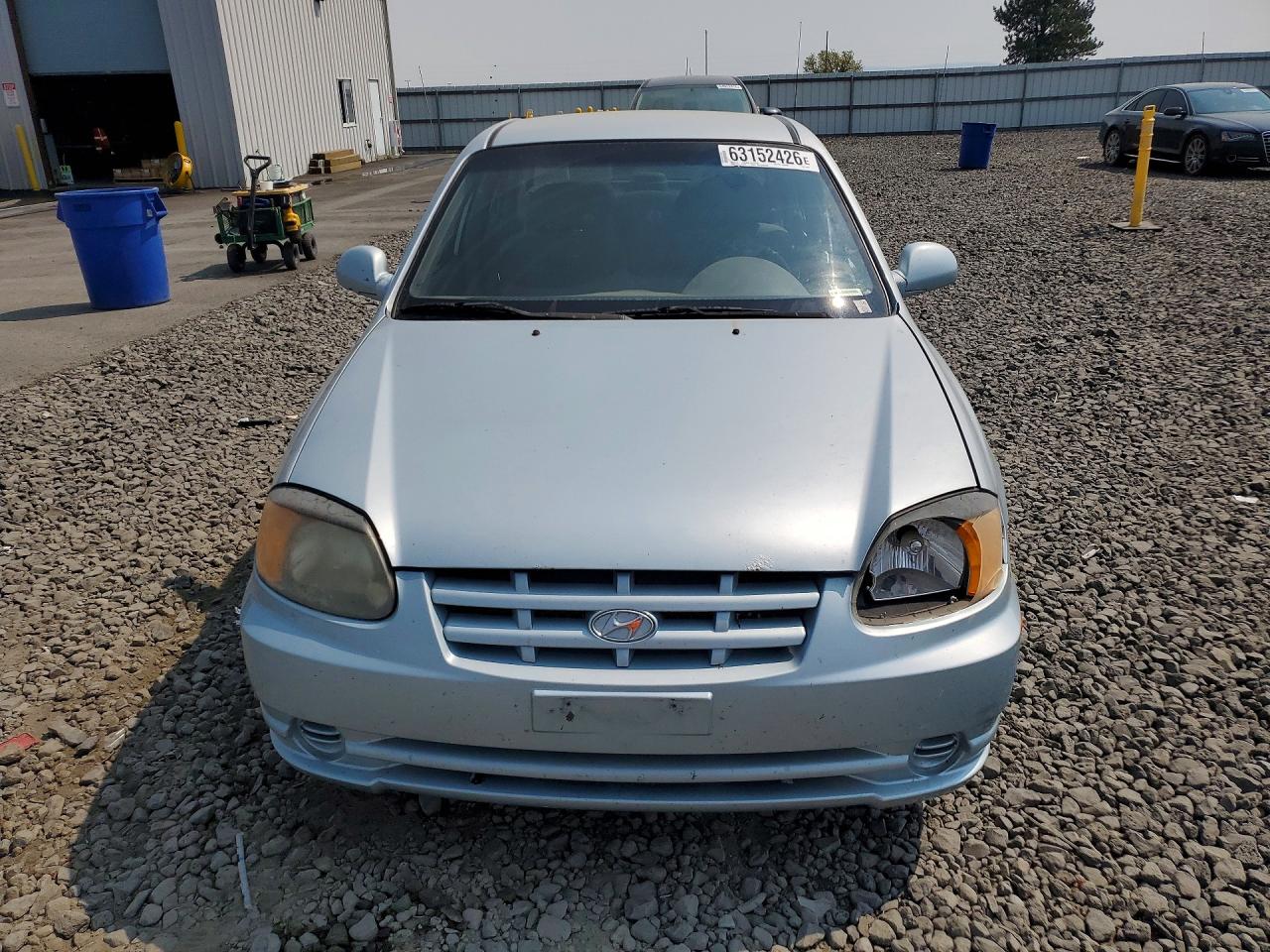 2005 Hyundai Accent Gls Blue vin: KMHCG45C75U615580
