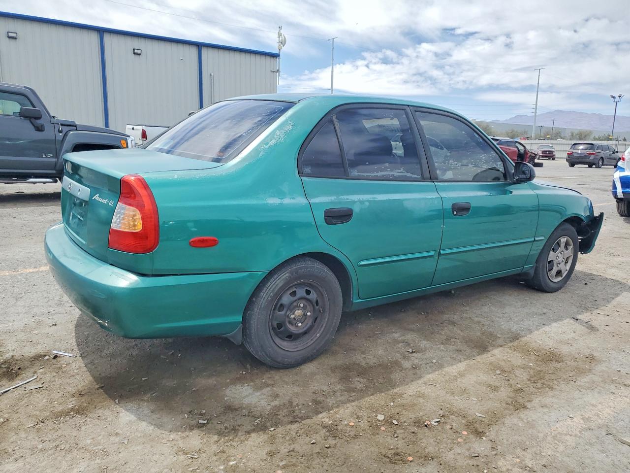 2001 Hyundai Accent Gl Green vin: KMHCG45C81U178604