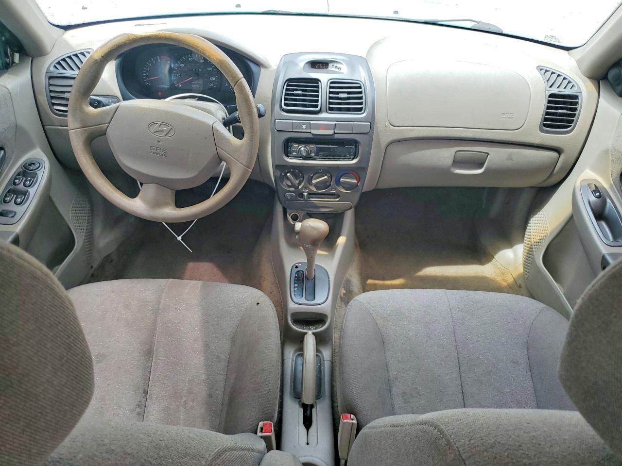 2001 Hyundai Accent Gl Green vin: KMHCG45C81U178604