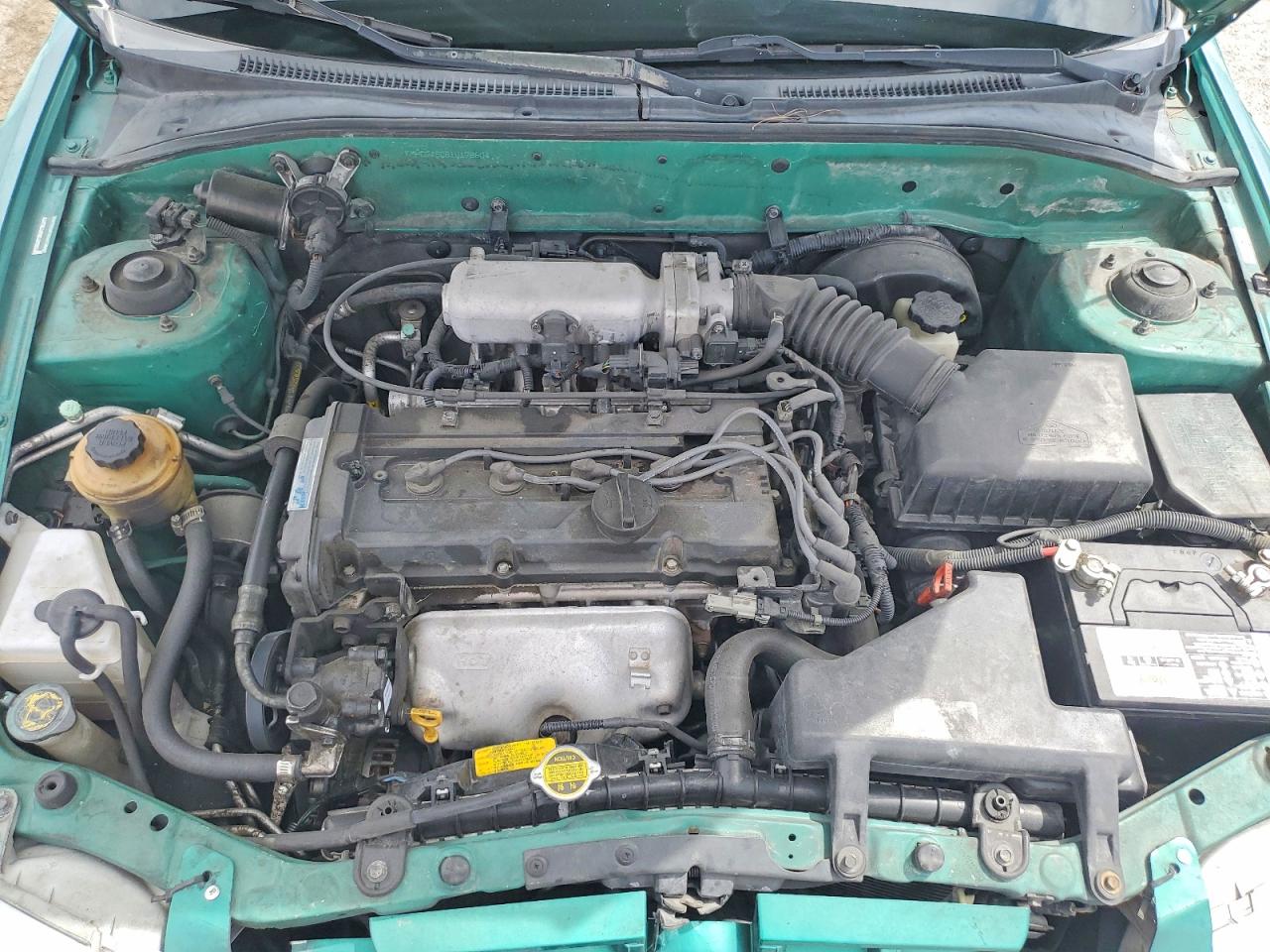 2001 Hyundai Accent Gl Green vin: KMHCG45C81U178604