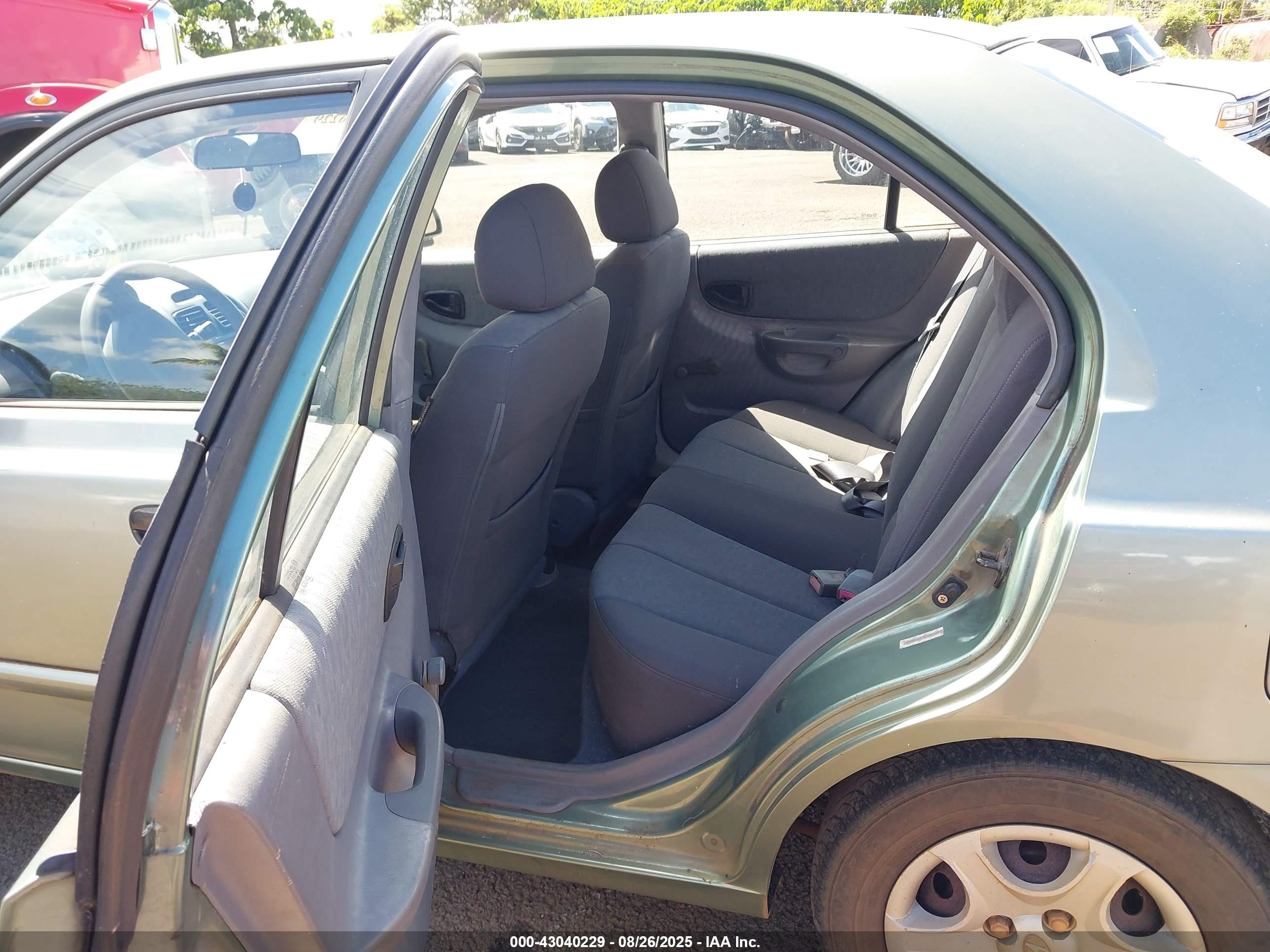 2004 Hyundai Accent Gl Green vin: KMHCG45C84U511596
