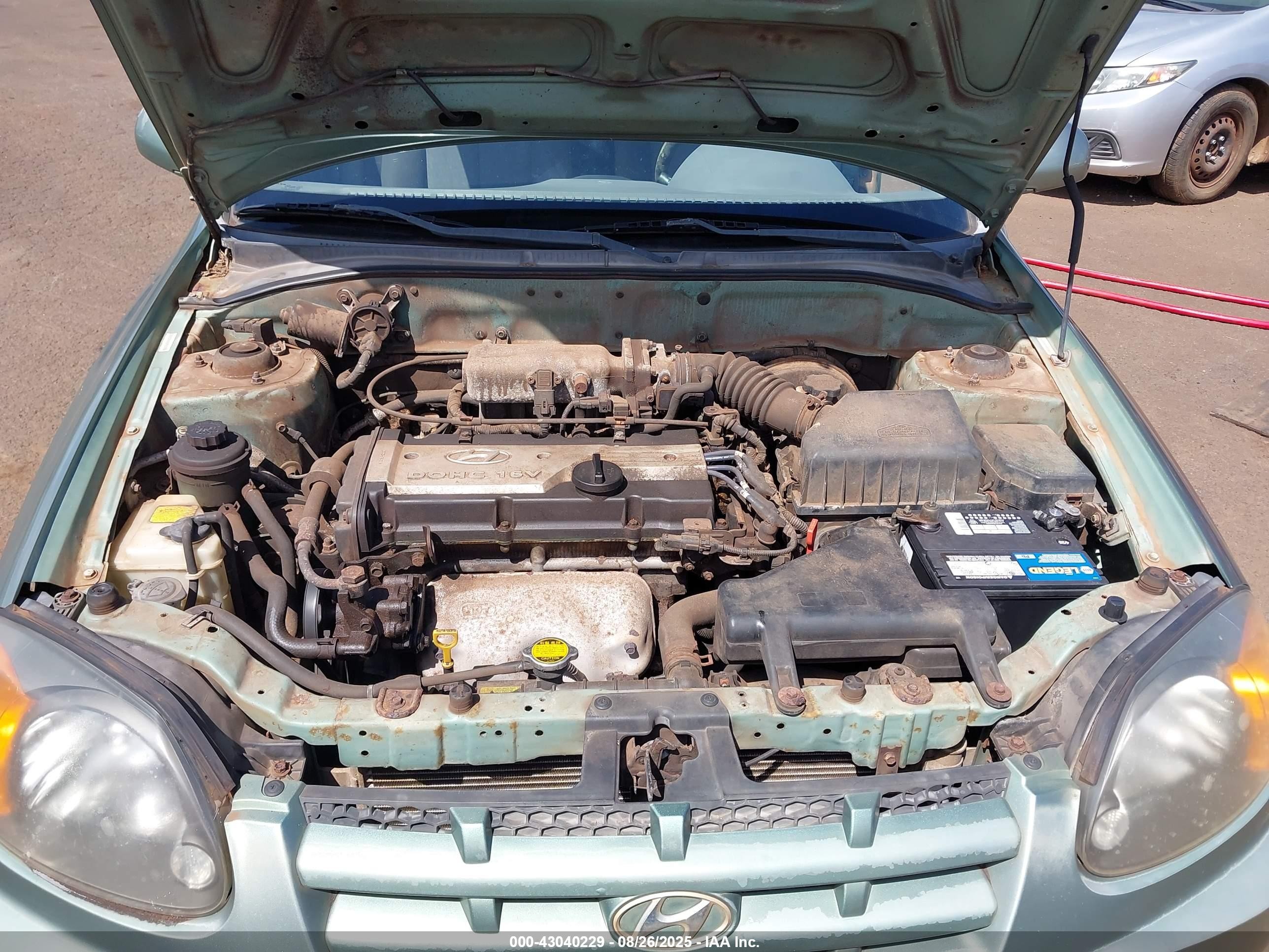 2004 Hyundai Accent Gl Green vin: KMHCG45C84U511596