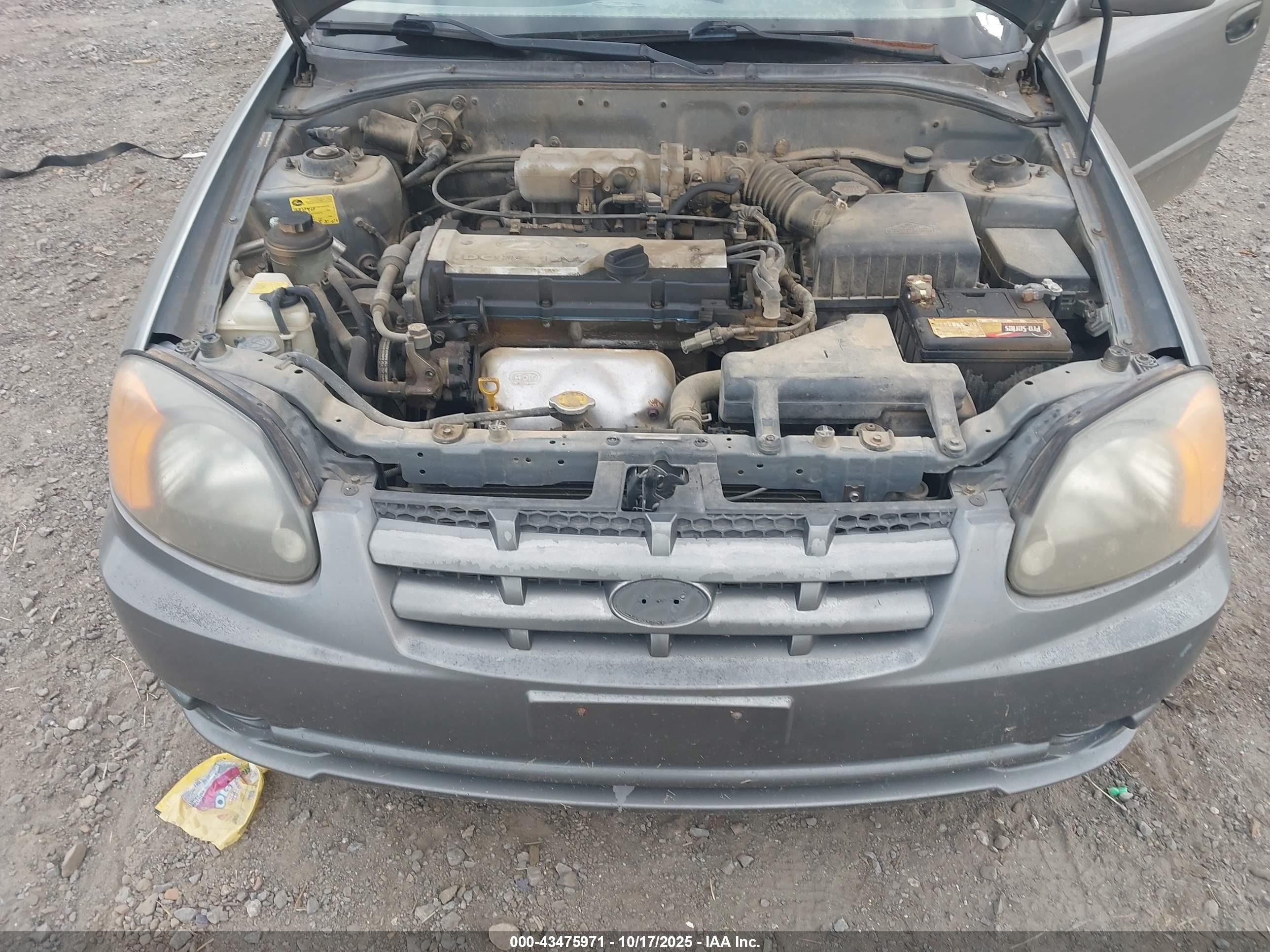 2004 Hyundai Accent Gl Серый vin: KMHCG45C84U516684