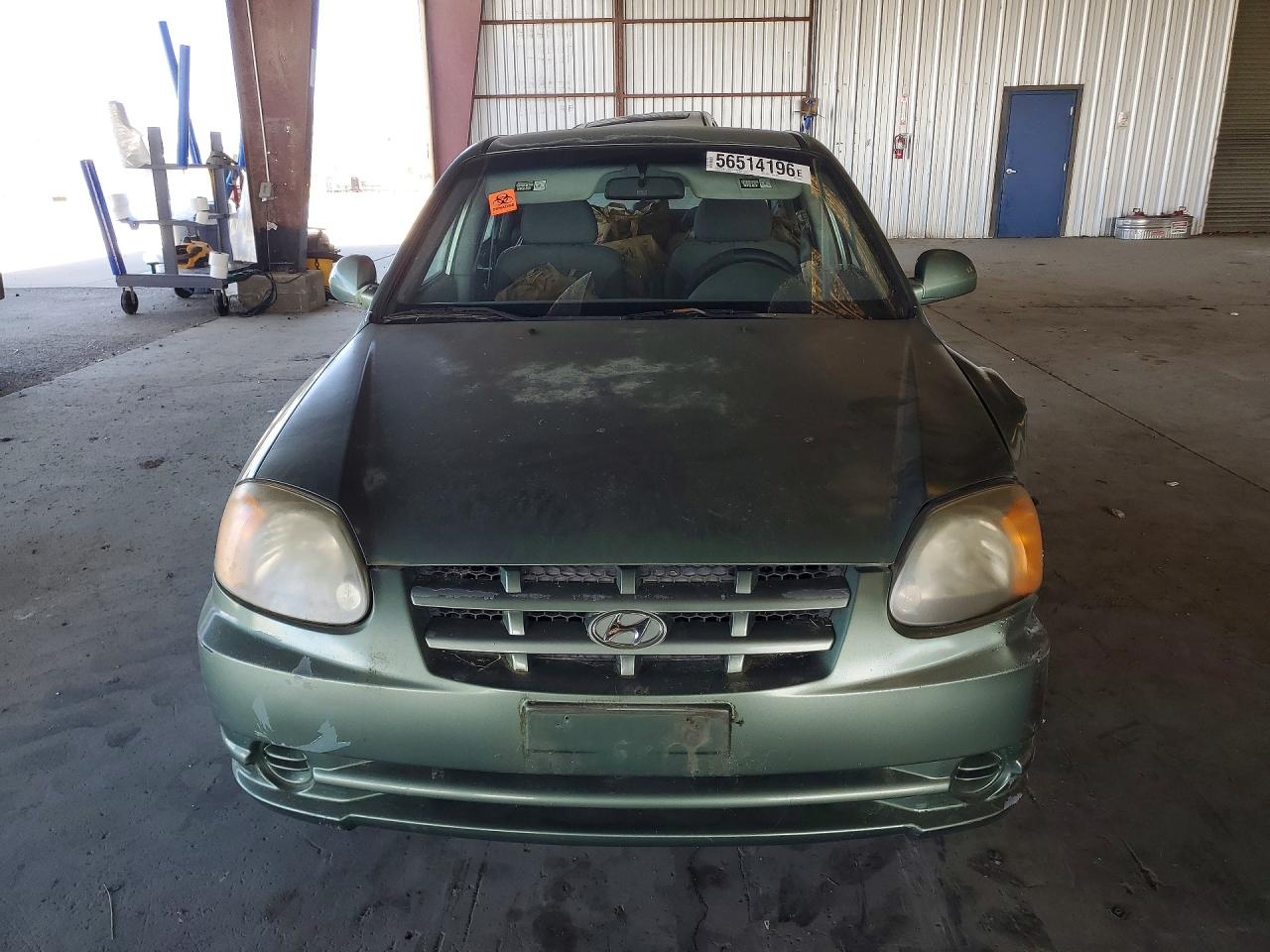 2005 Hyundai Accent Gl Green vin: KMHCG45C85U605365