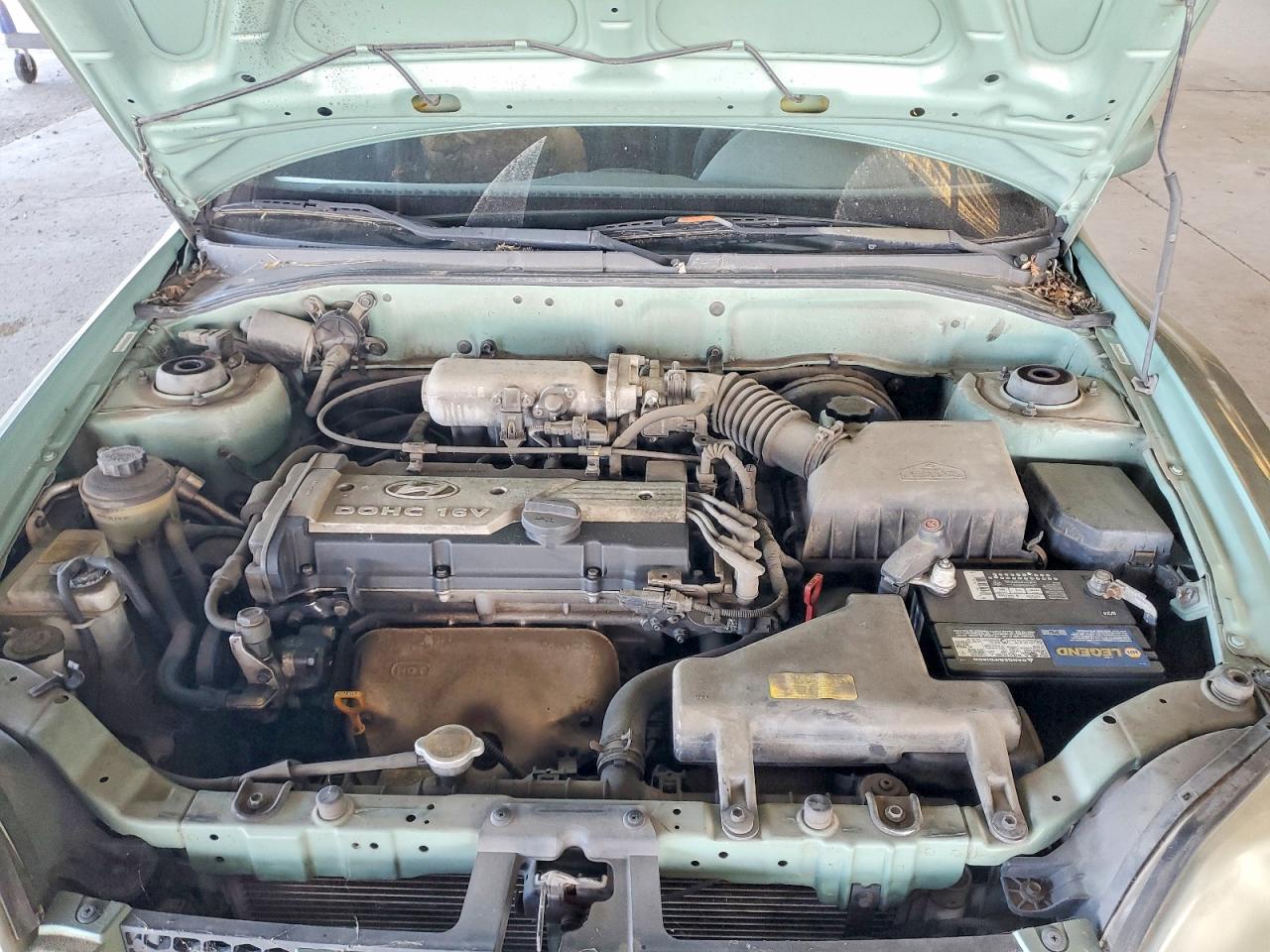 2005 Hyundai Accent Gl Green vin: KMHCG45C85U605365
