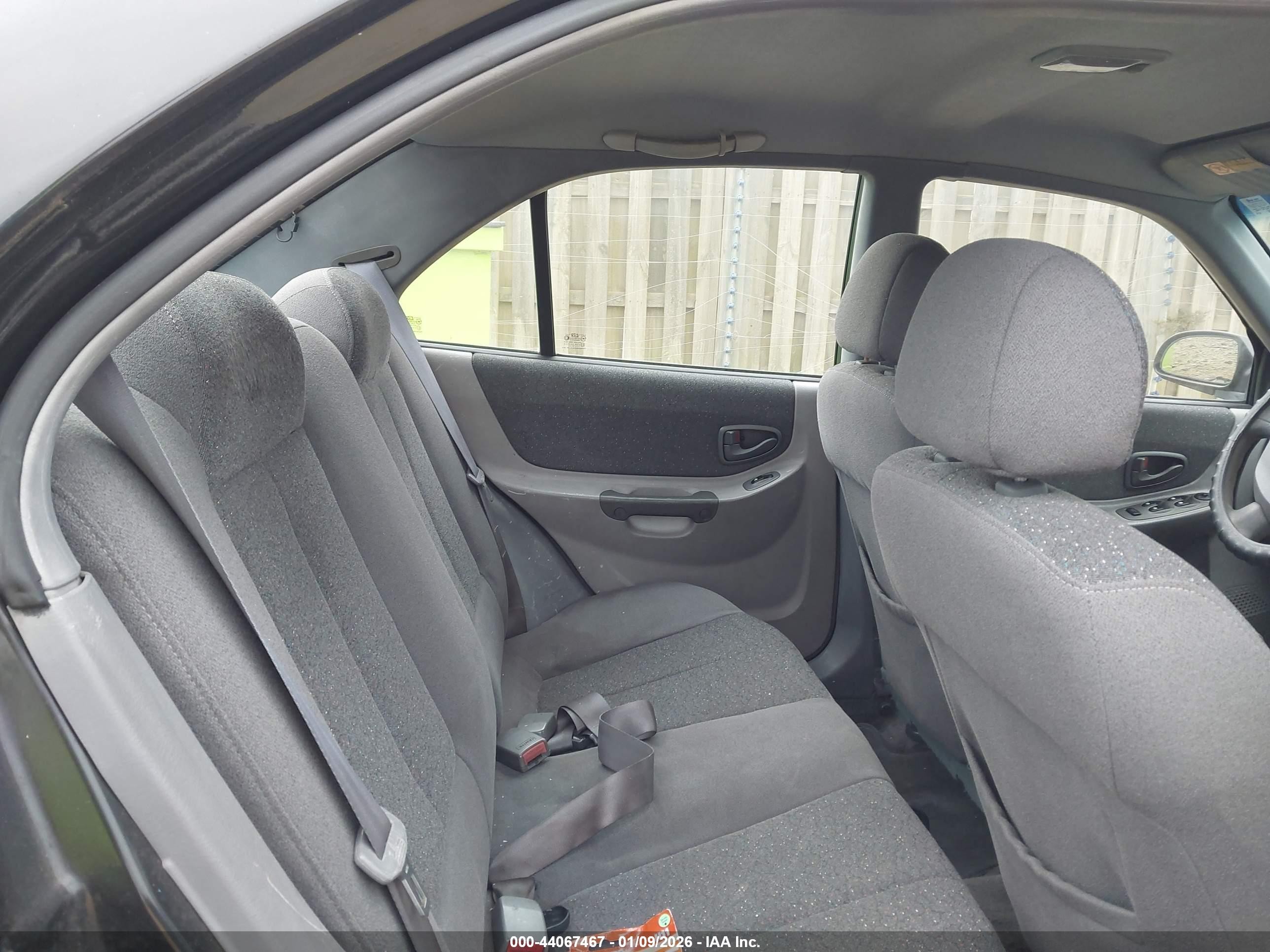 2001 Hyundai Accent Gl Black vin: KMHCG45C91U160483
