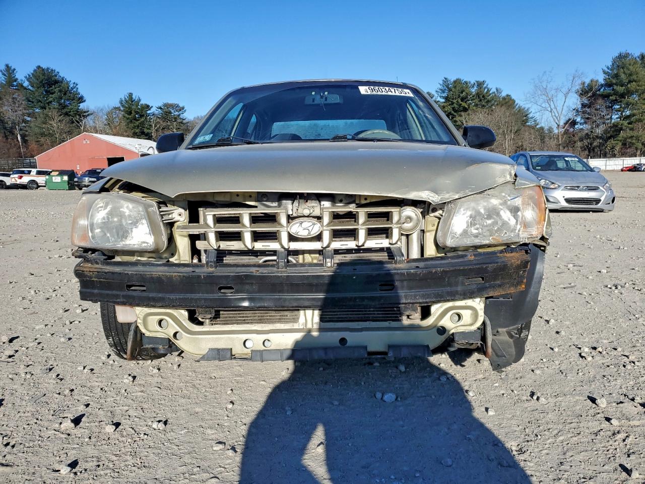 2001 Hyundai Accent Gl Beige vin: KMHCG45C91U173945