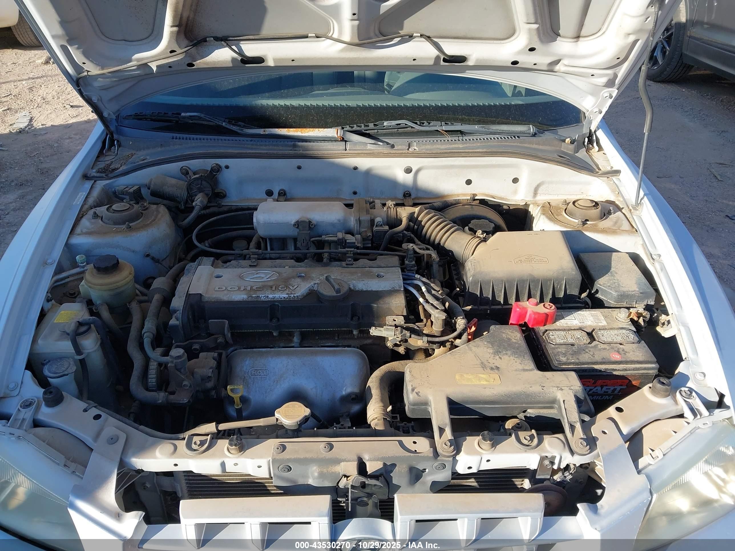2001 Hyundai Accent Gl Серебряный vin: KMHCG45C91U199669