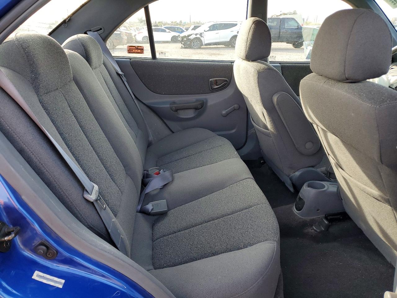 2001 Hyundai Accent Gl Blue vin: KMHCG45C91U206331