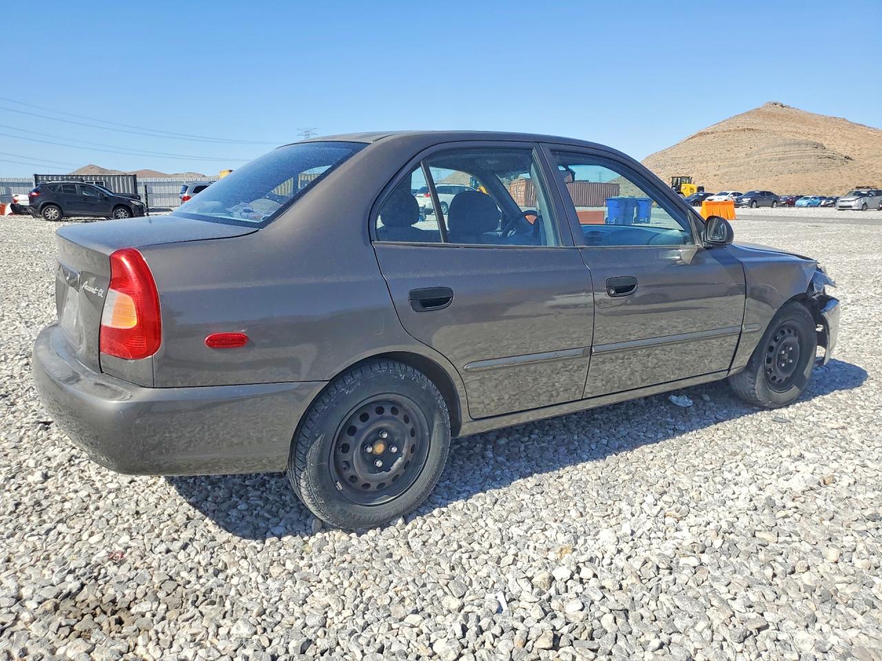 2002 Hyundai Accent Gl Gray vin: KMHCG45C92U395418