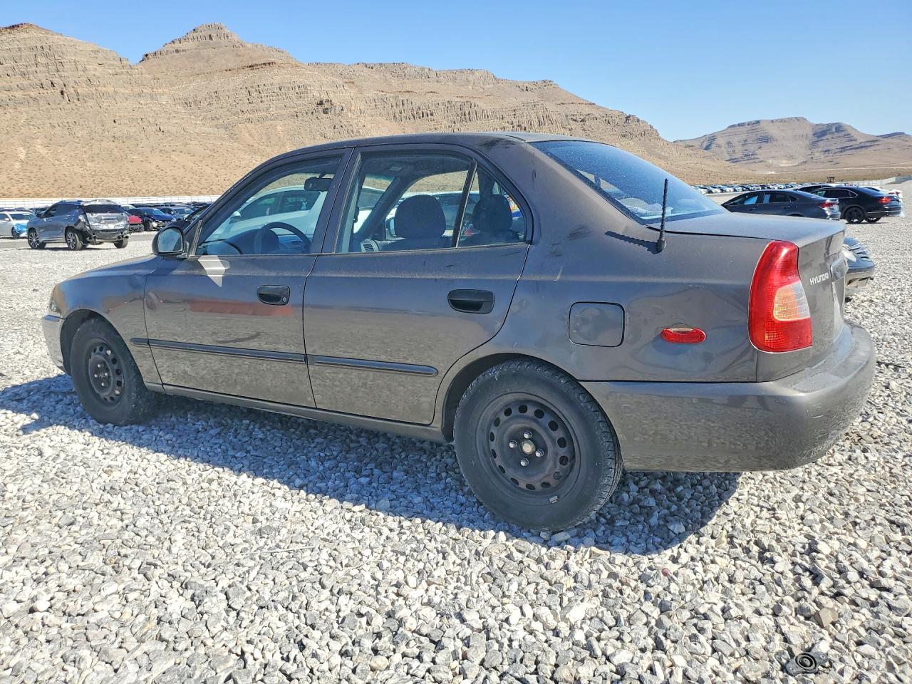 2002 Hyundai Accent Gl Gray vin: KMHCG45C92U395418