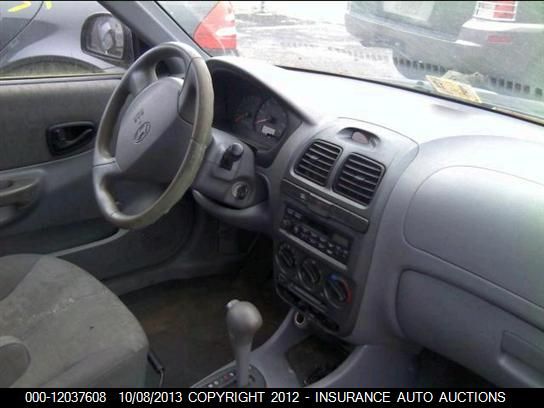 2003 Hyundai Accent Gl 4-door vin: KMHCG45C93U453593