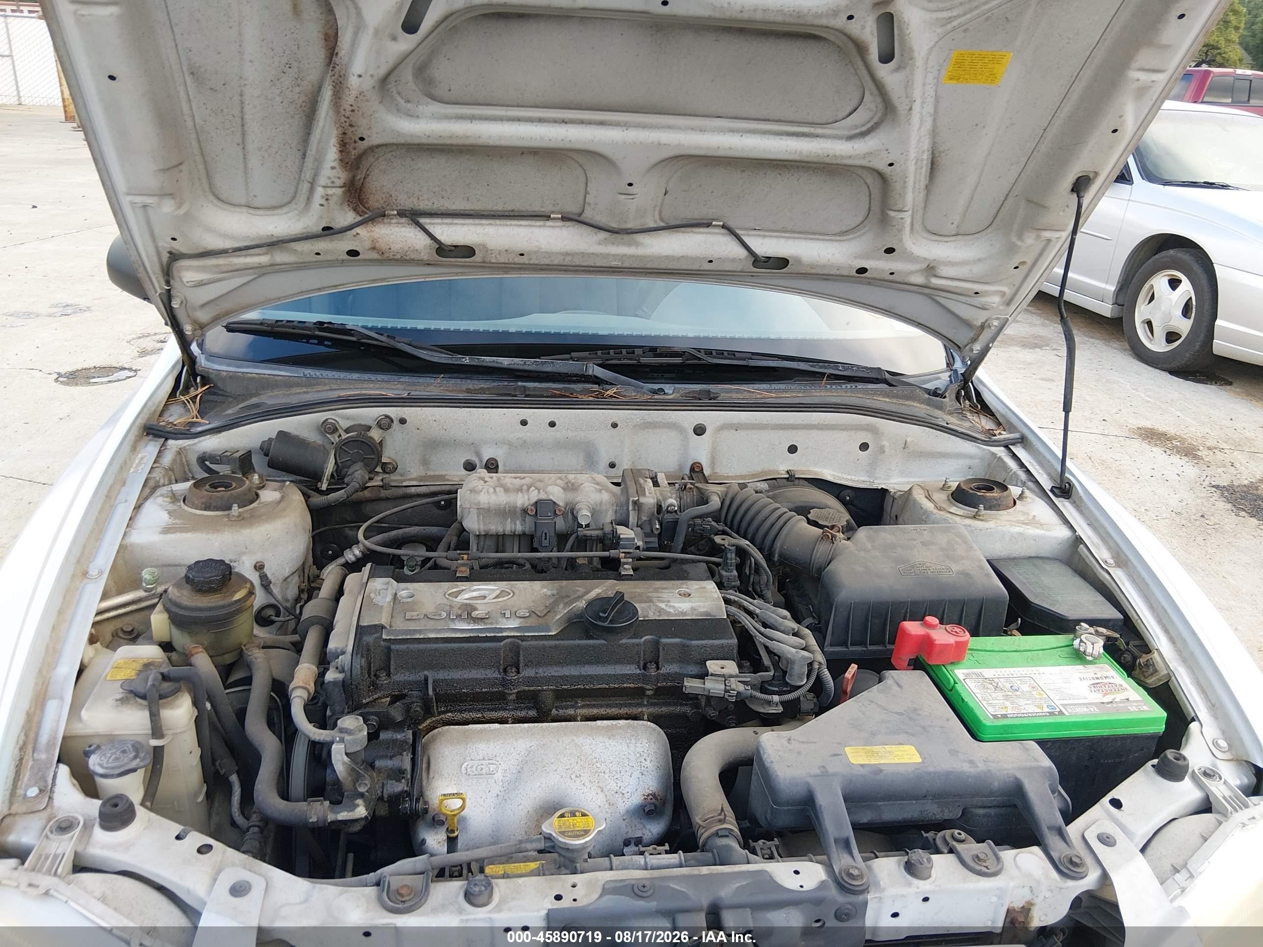 2002 Hyundai Accent Gl Beige vin: KMHCG45CX2U377168