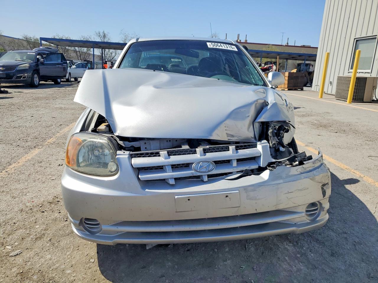2005 Hyundai Accent Gl Silver vin: KMHCG45CX5U625326