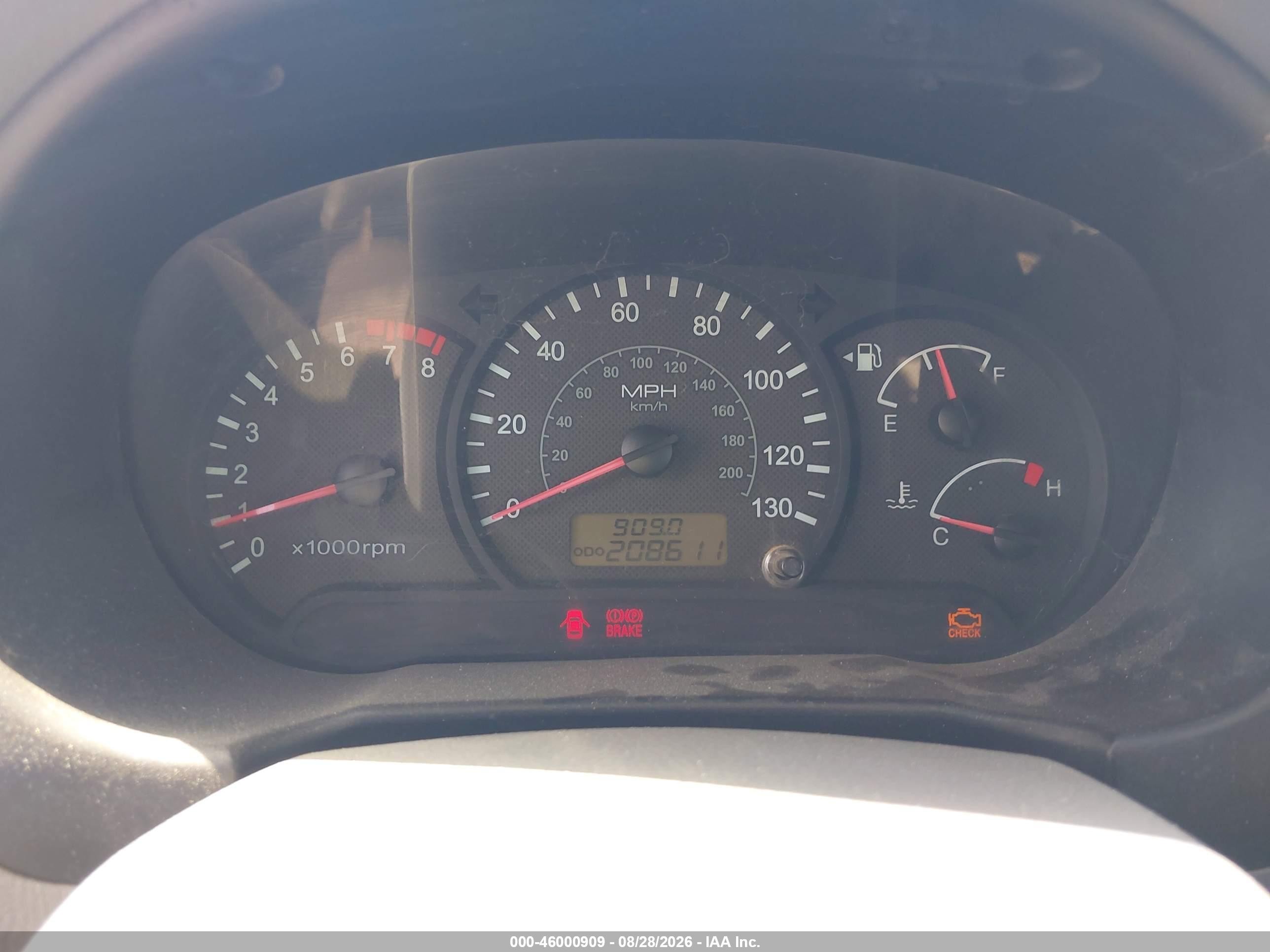 2005 Hyundai Accent Gls Blue vin: KMHCG45CX5U635886