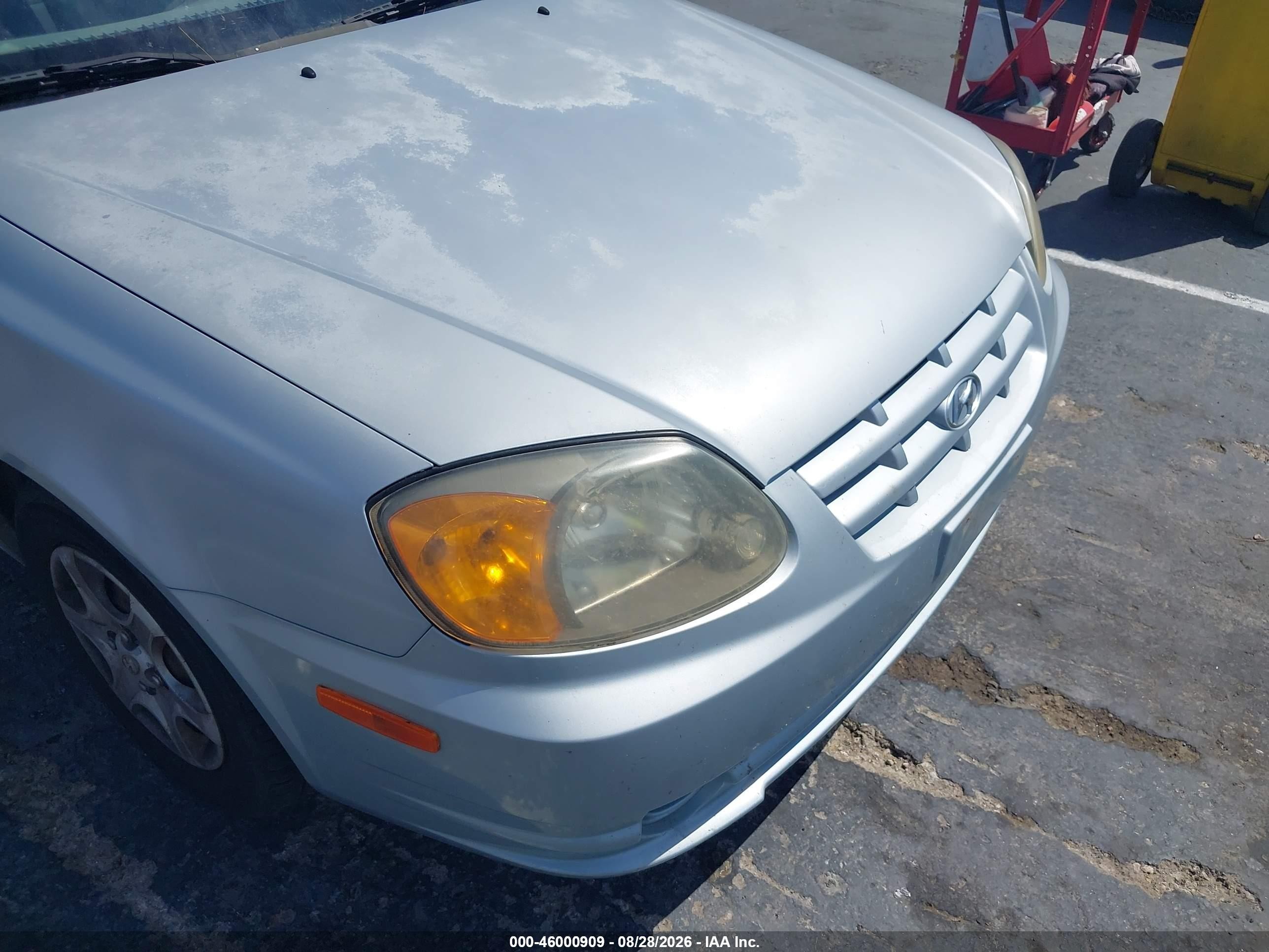 2005 Hyundai Accent Gls Blue vin: KMHCG45CX5U635886