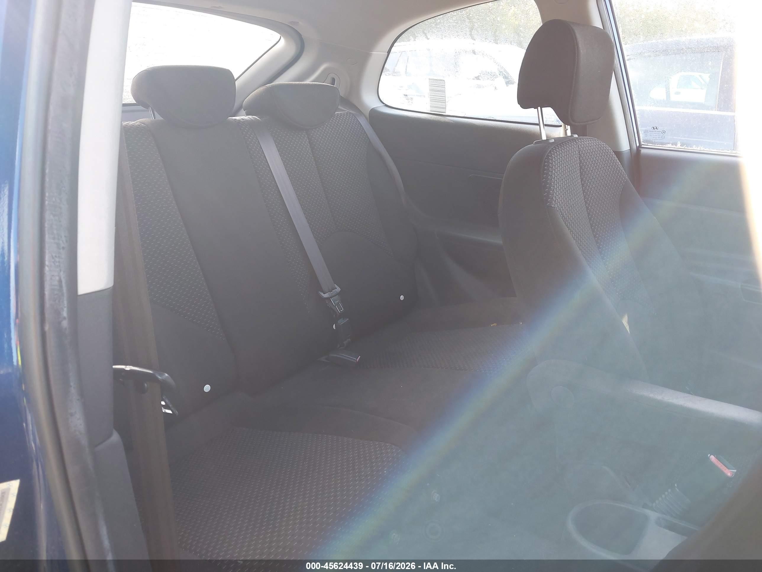 2007 Hyundai Accent Gs Blue vin: KMHCM36C07U023717