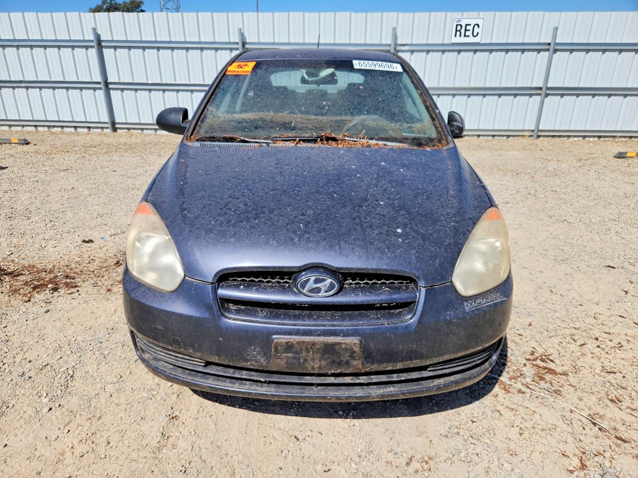 2007 Hyundai Accent Gs Gray vin: KMHCM36C07U037519