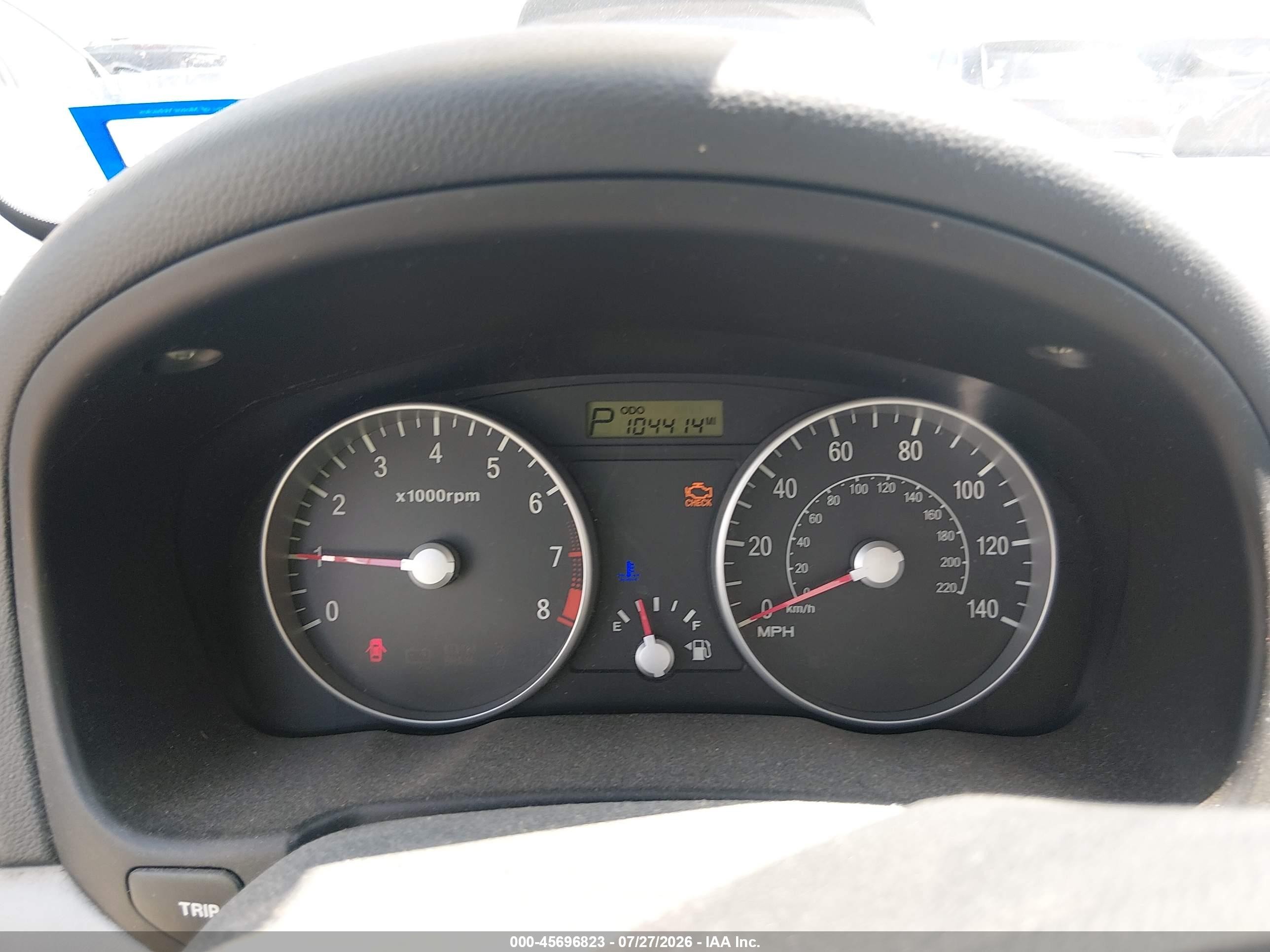 2008 Hyundai Accent Gs Blue vin: KMHCM36C08U073387