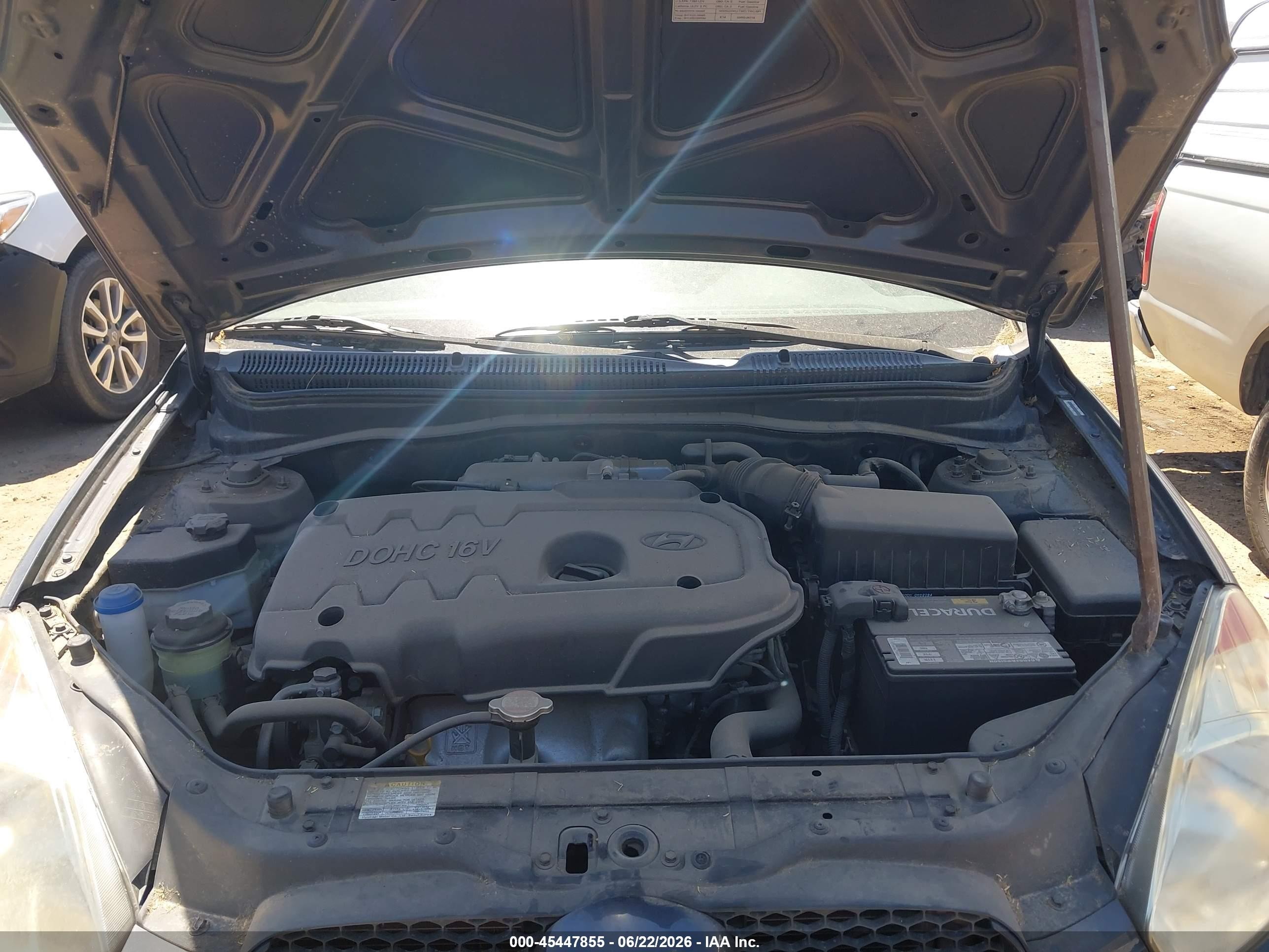 2008 Hyundai Accent Gs Gray vin: KMHCM36C08U083367