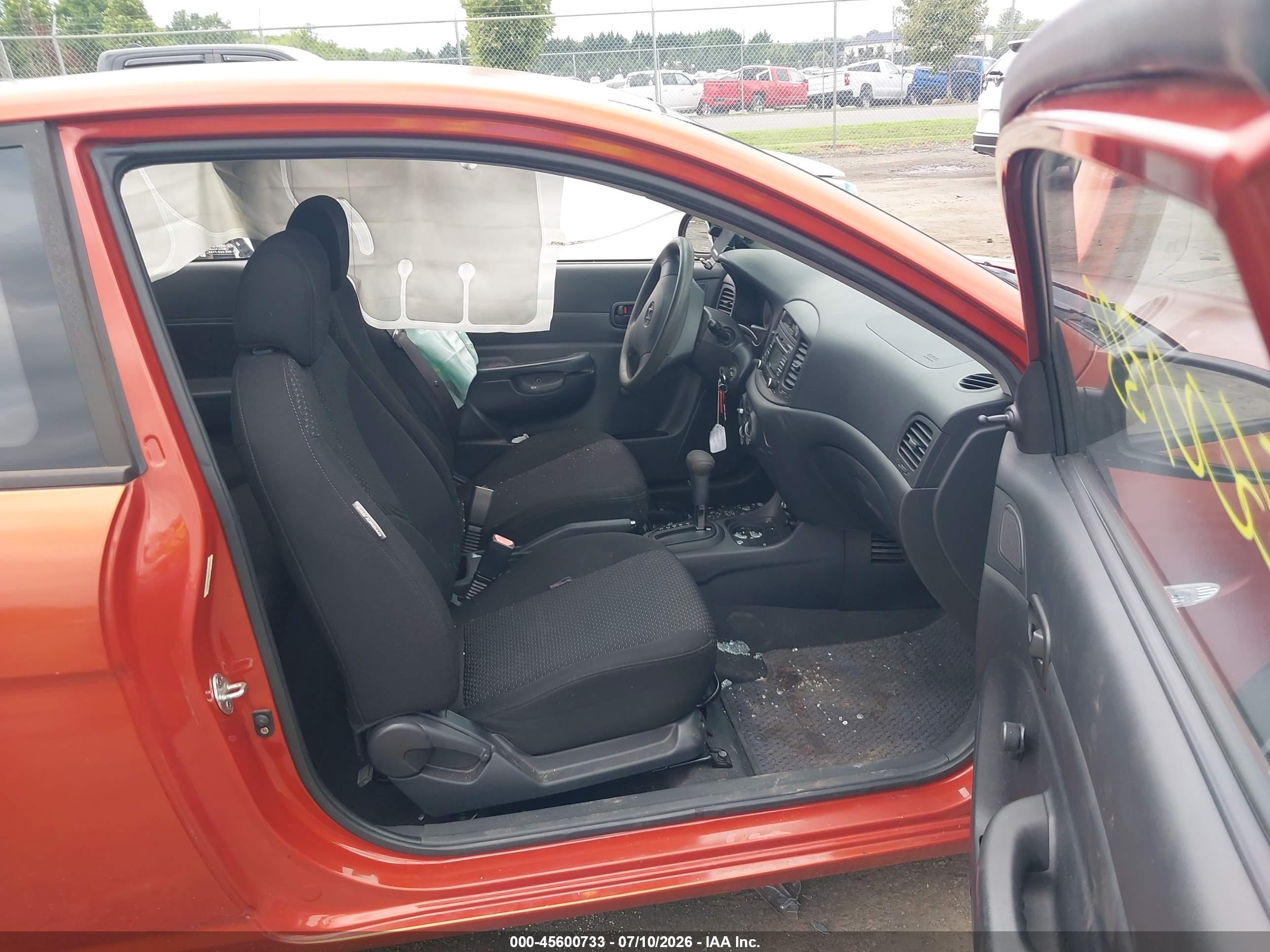 2009 Hyundai Accent Gs Orange vin: KMHCM36C19U139186