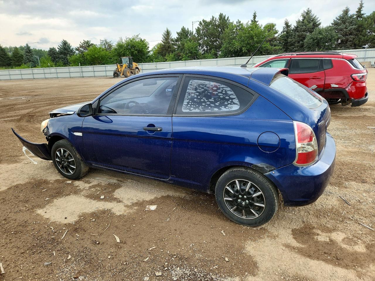 2008 Hyundai Accent Gs Blue vin: KMHCM36C28U096654