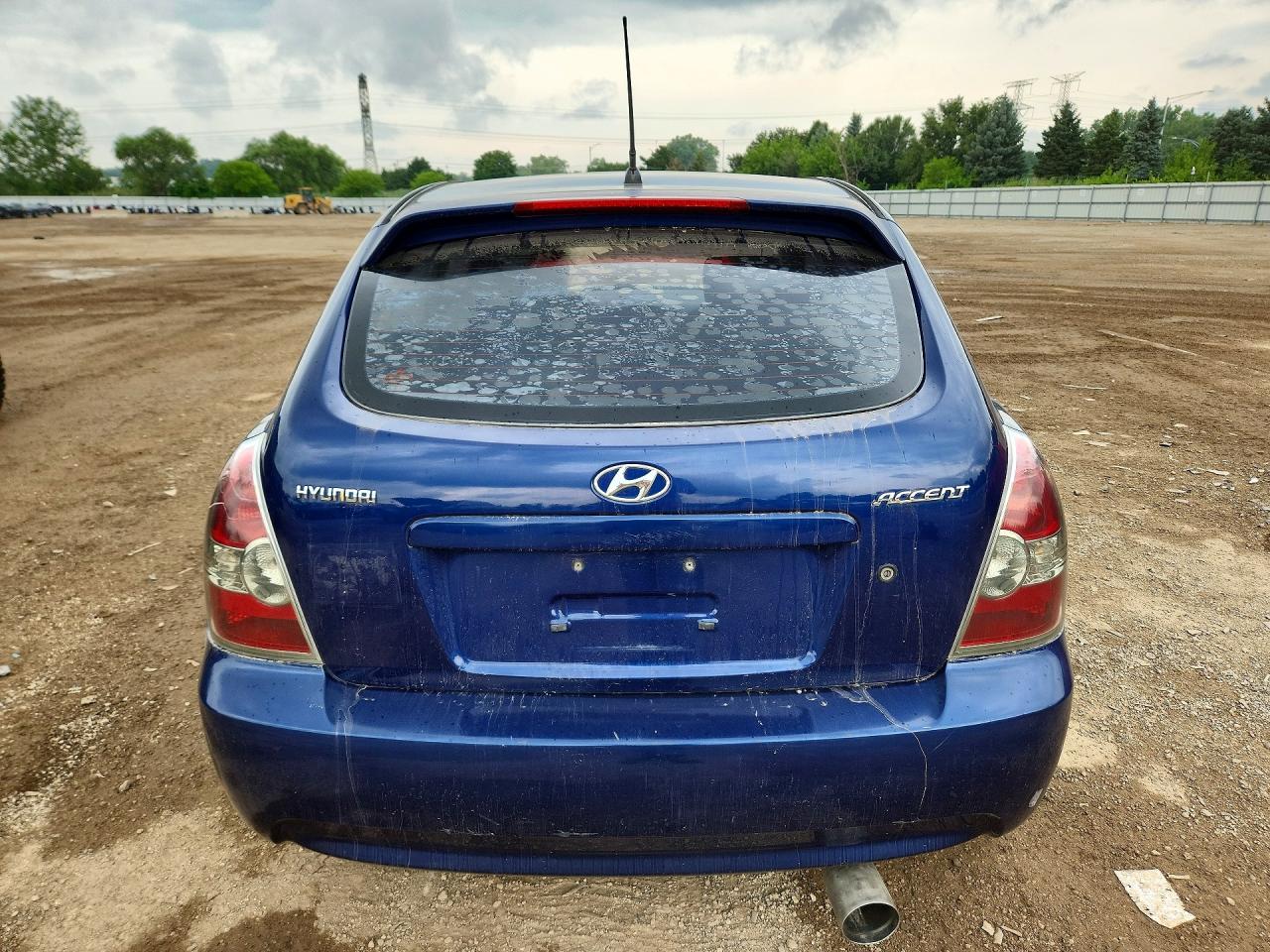 2008 Hyundai Accent Gs Blue vin: KMHCM36C28U096654