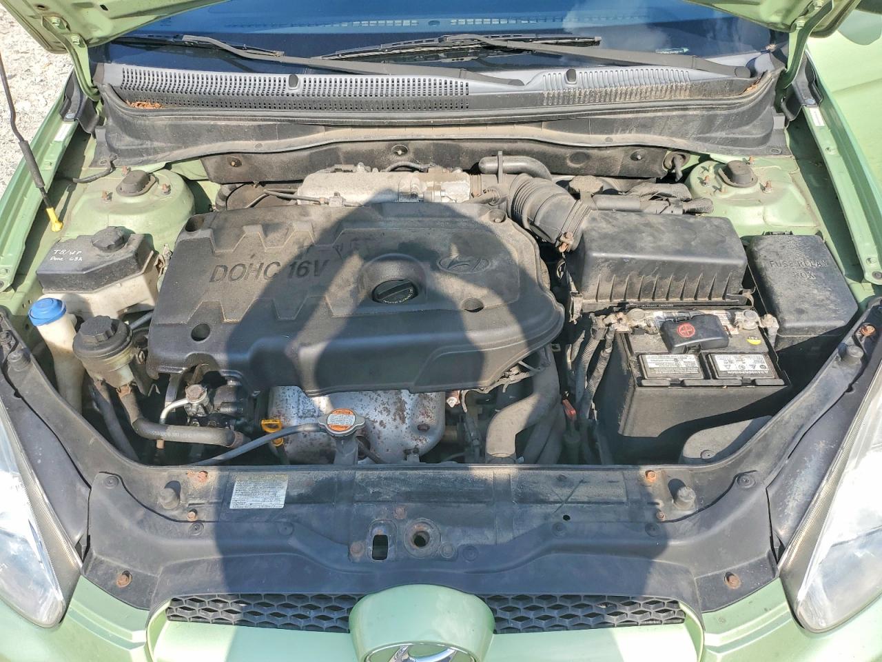 2008 Hyundai Accent Gs Green vin: KMHCM36C28U099179