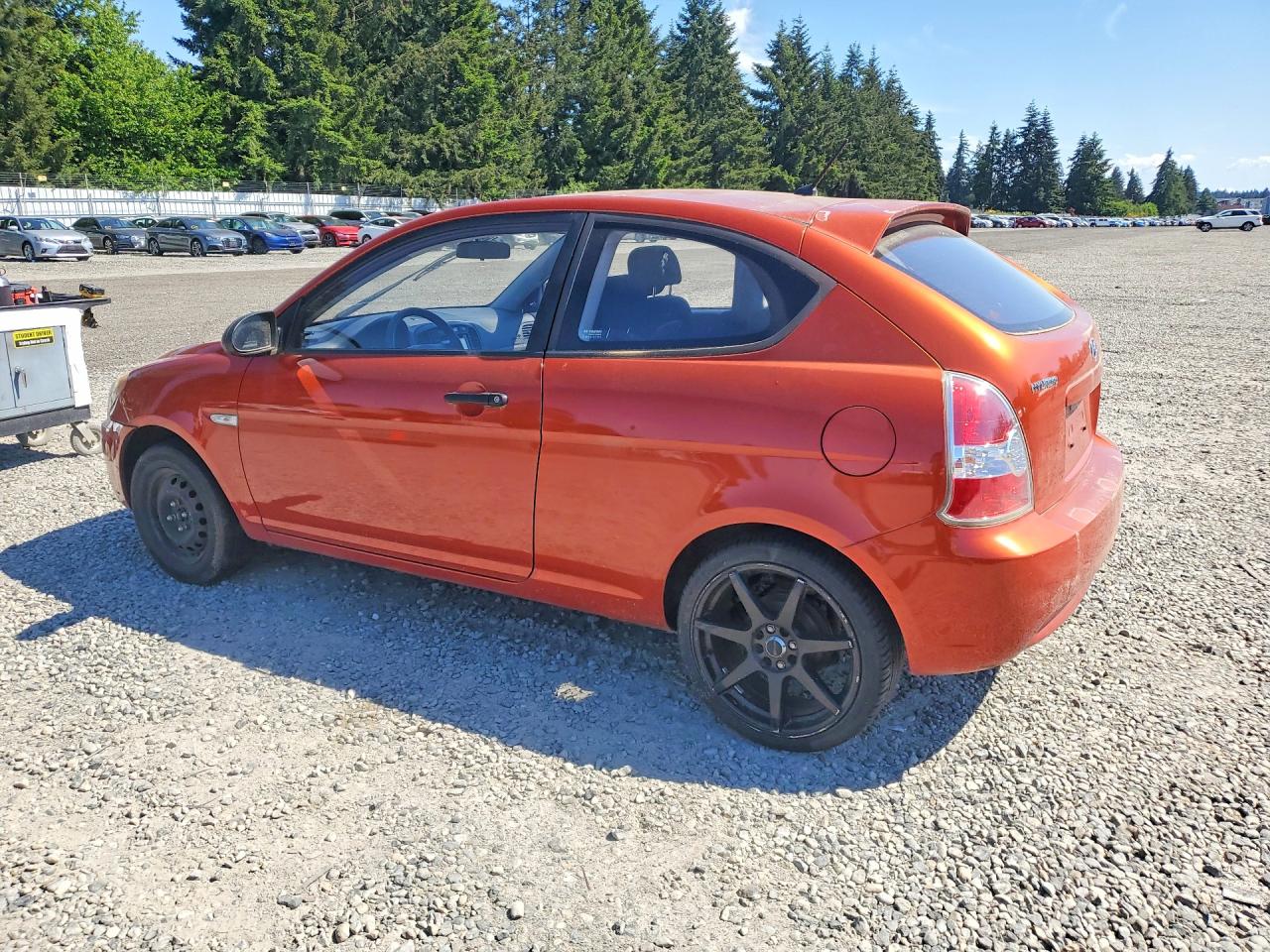 2009 Hyundai Accent Gs Оранжевый vin: KMHCM36C29U117889