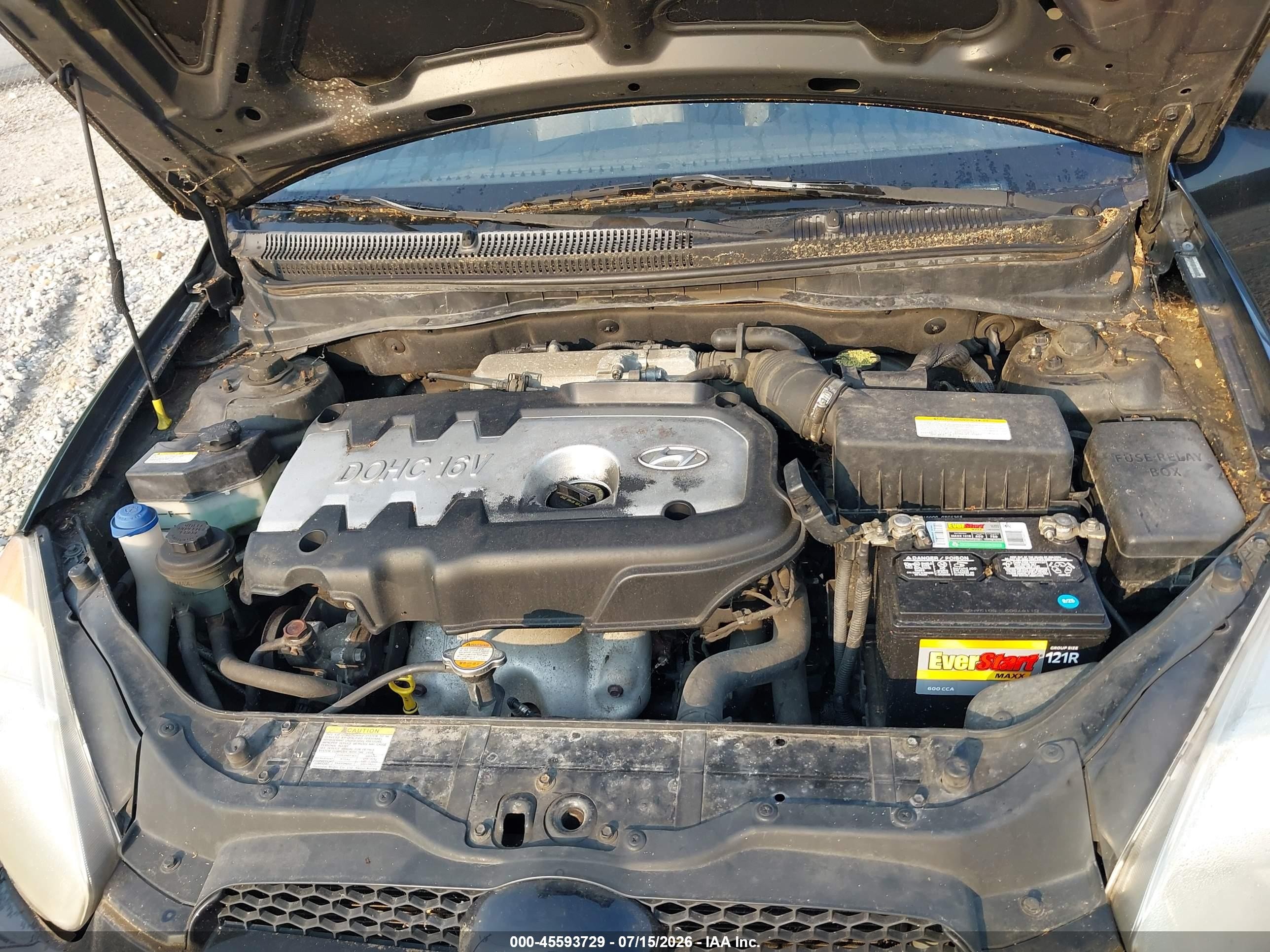 2007 Hyundai Accent Gs Black vin: KMHCM36C37U038647