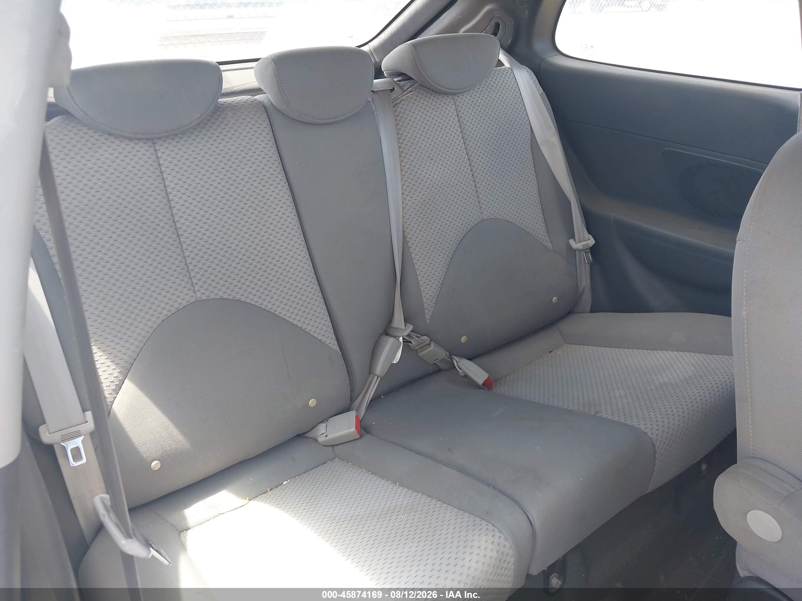 2008 Hyundai Accent Gs Light Blue vin: KMHCM36C38U073884