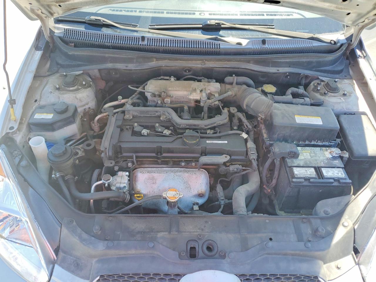 2007 Hyundai Accent Gs Silver vin: KMHCM36C47U016480