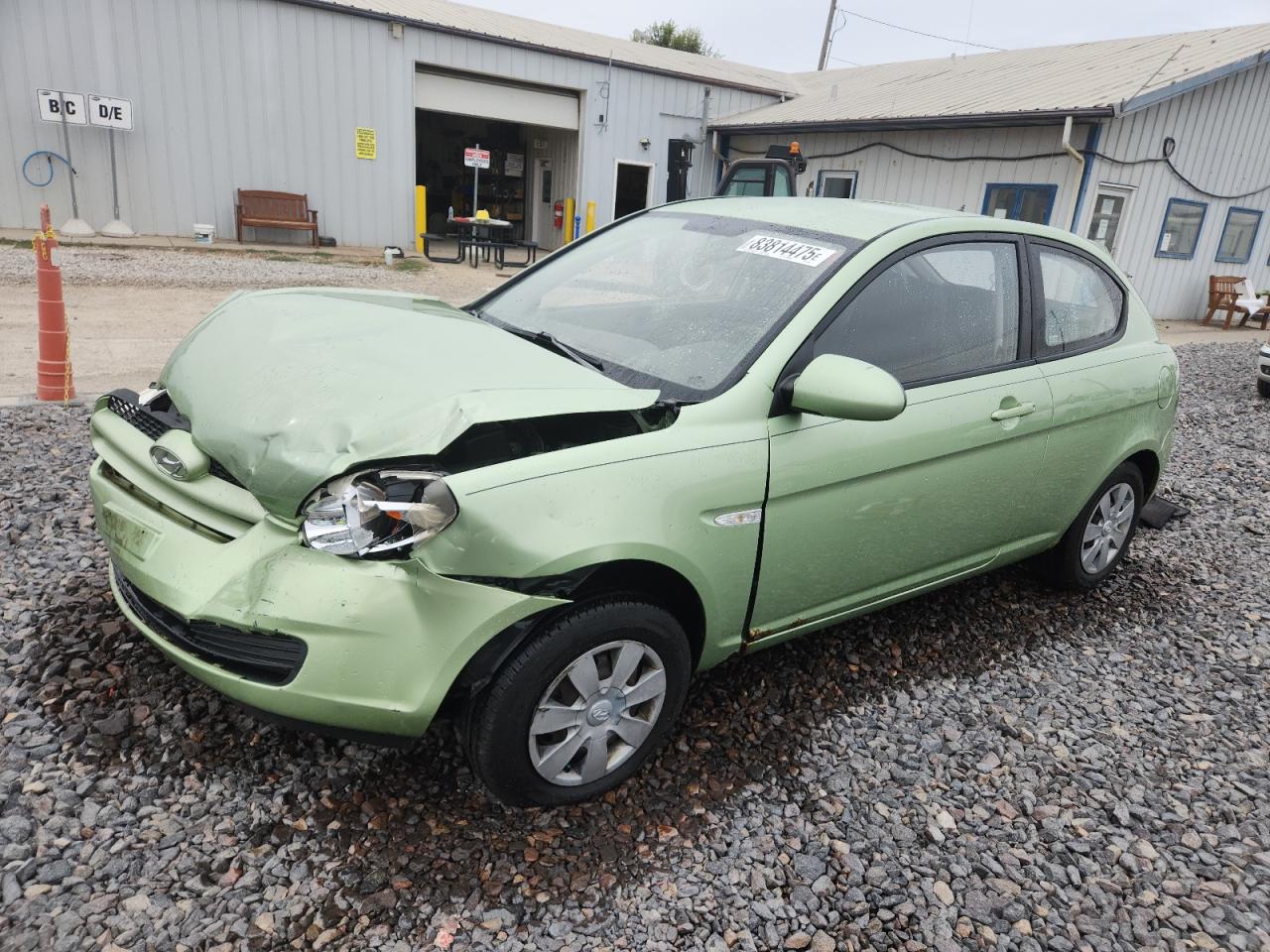 2007 Hyundai Accent Gs Green vin: KMHCM36C47U054646