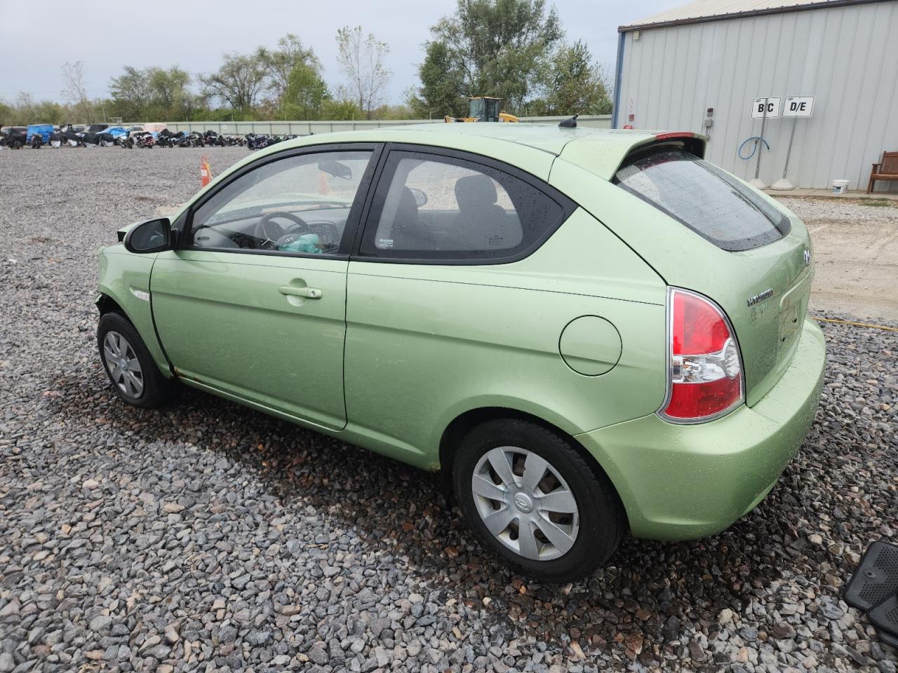 2007 Hyundai Accent Gs Green vin: KMHCM36C47U054646