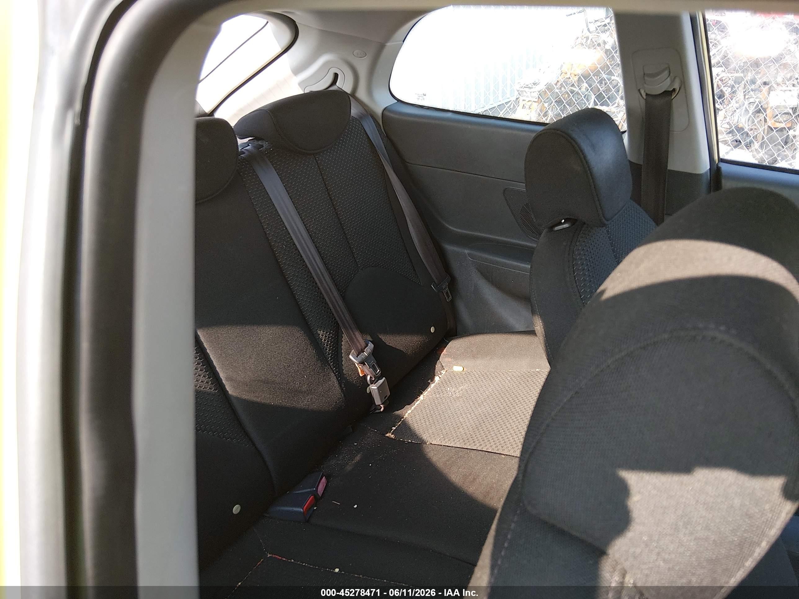 2008 Hyundai Accent Gs Yellow vin: KMHCM36C48U057466