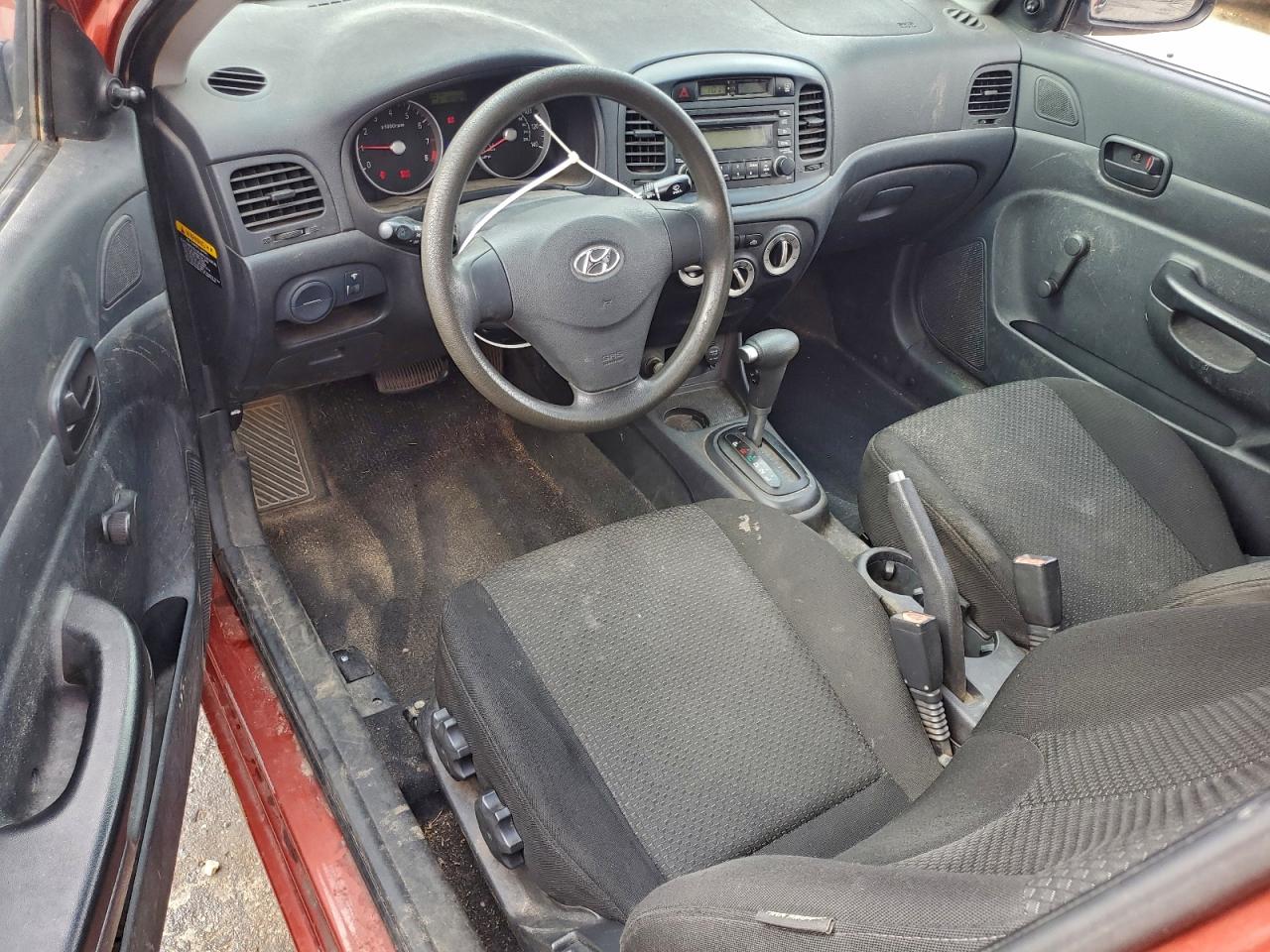 2007 Hyundai Accent Gs Orange vin: KMHCM36C57U025088