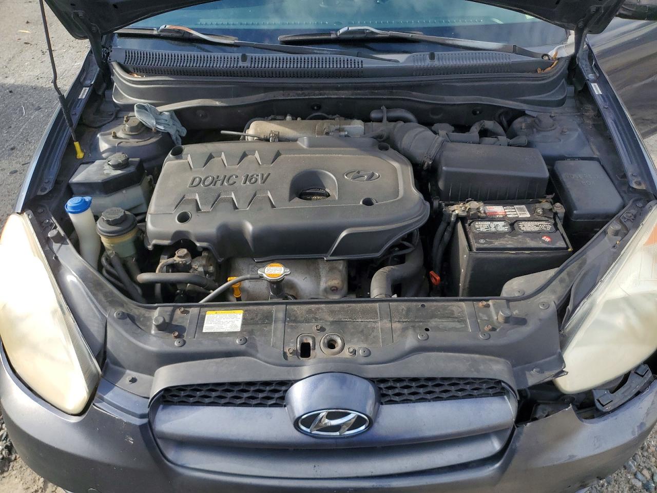 2008 Hyundai Accent Gs Charcoal vin: KMHCM36C58U095417