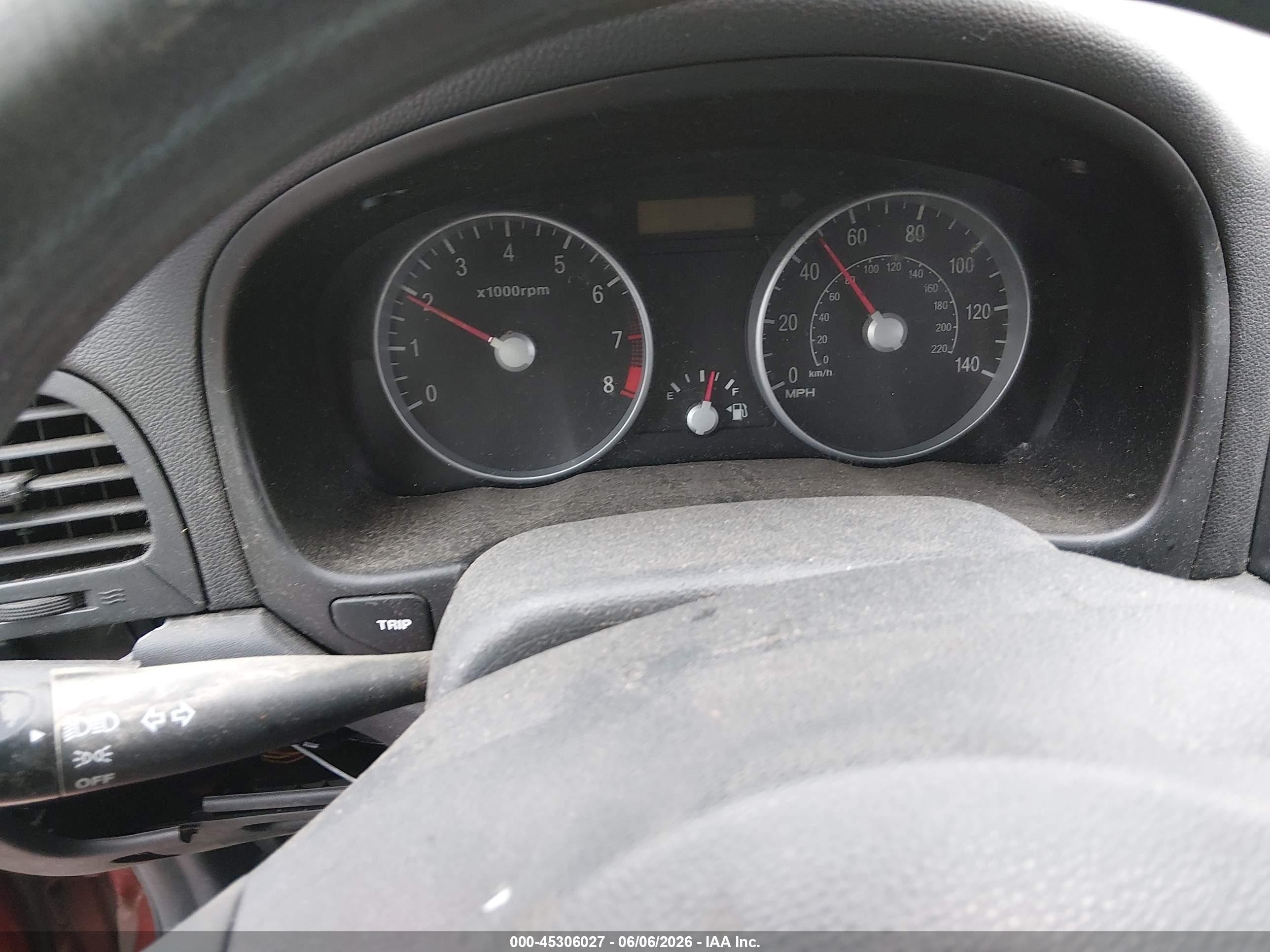 2009 Hyundai Accent Gs Orange vin: KMHCM36C59U106613