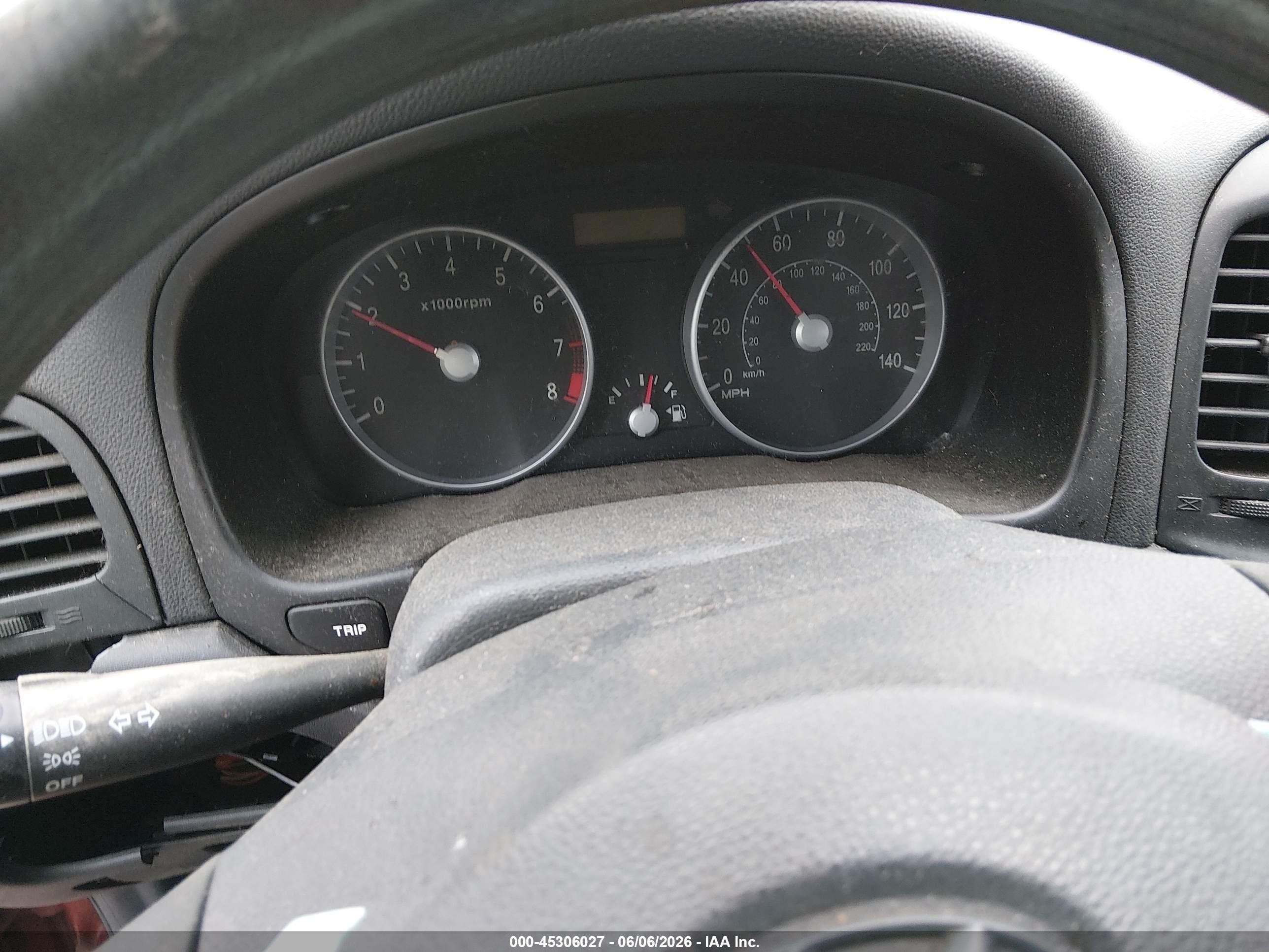 2009 Hyundai Accent Gs Orange vin: KMHCM36C59U106613