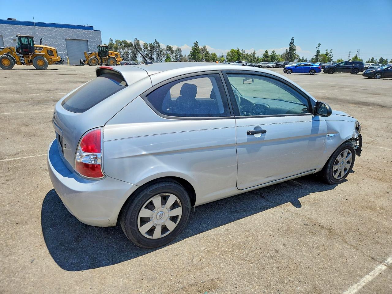 2007 Hyundai Accent Gs Серебряный vin: KMHCM36C67U030302
