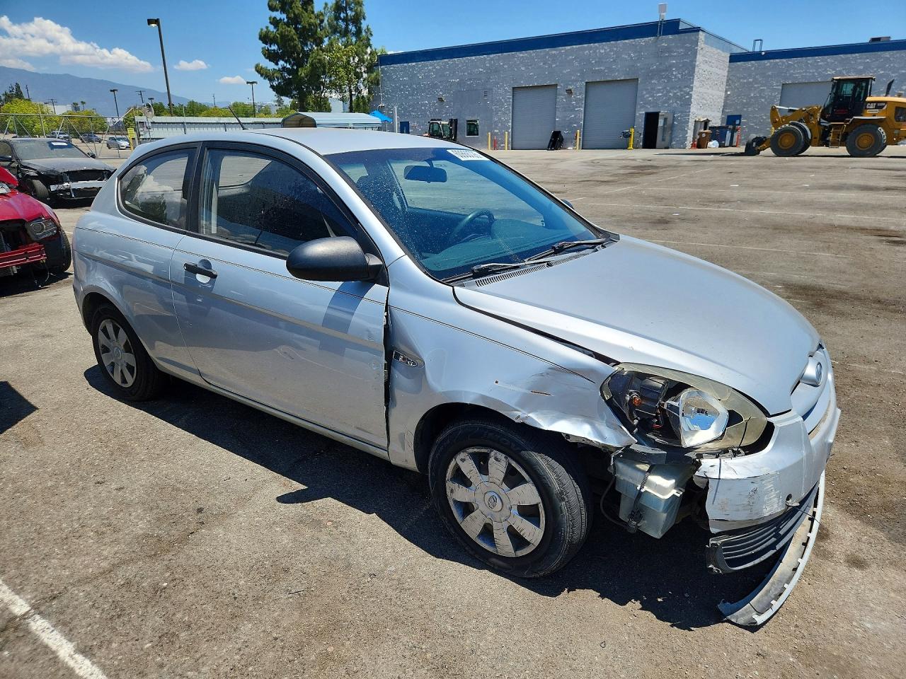 2007 Hyundai Accent Gs Серебряный vin: KMHCM36C67U030302