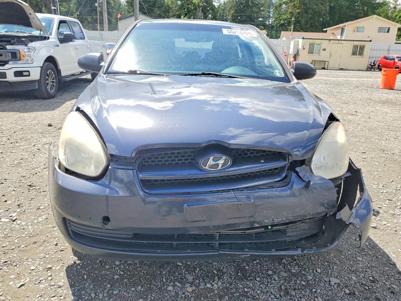 2008 Hyundai Accent Gs Серый vin: KMHCM36C68U097970