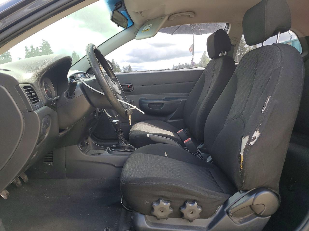 2008 Hyundai Accent Gs Серый vin: KMHCM36C68U097970
