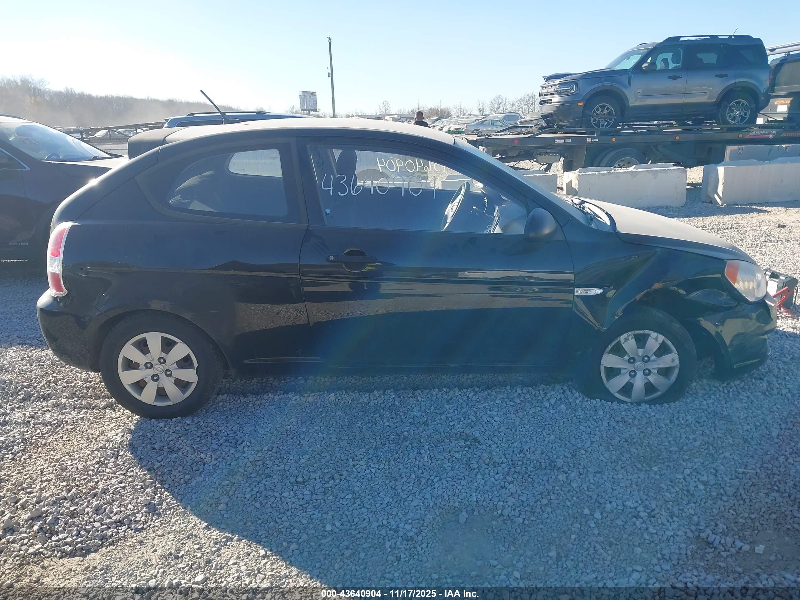 2009 Hyundai Accent Gs Черный vin: KMHCM36C69U128166