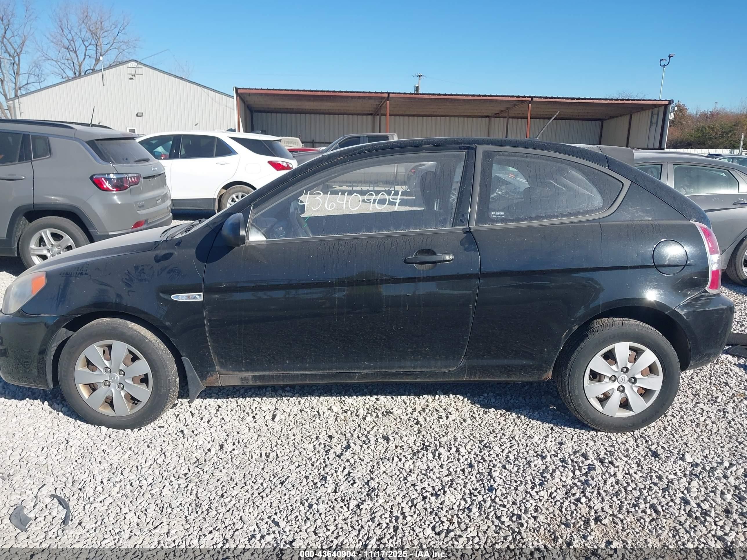 2009 Hyundai Accent Gs Черный vin: KMHCM36C69U128166