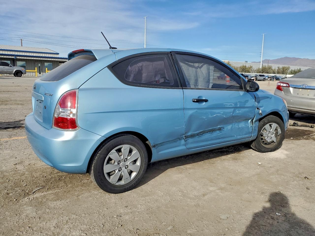 2008 Hyundai Accent Gs Синий vin: KMHCM36C78U081440