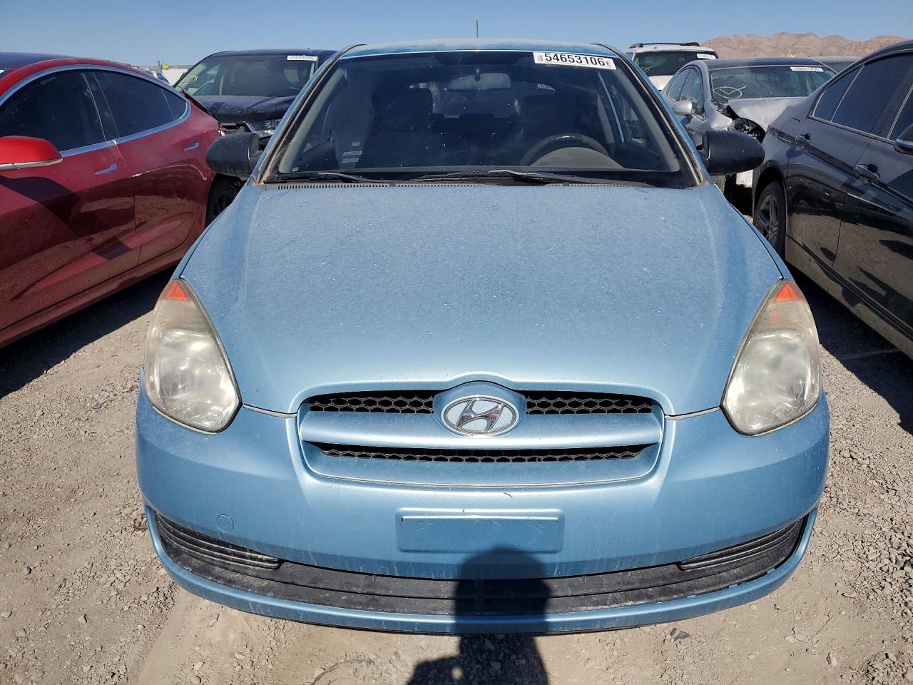 2008 Hyundai Accent Gs Синий vin: KMHCM36C78U081440